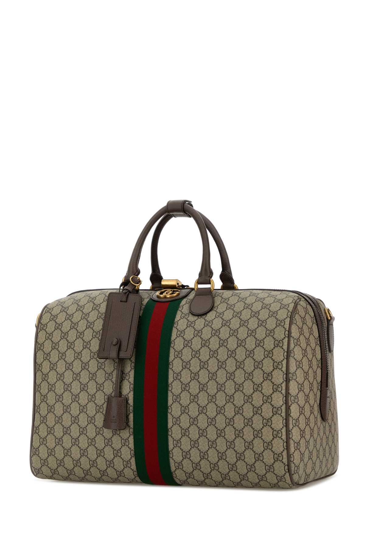 Gucci Men Printed Canvas Travel Bag GUCCI