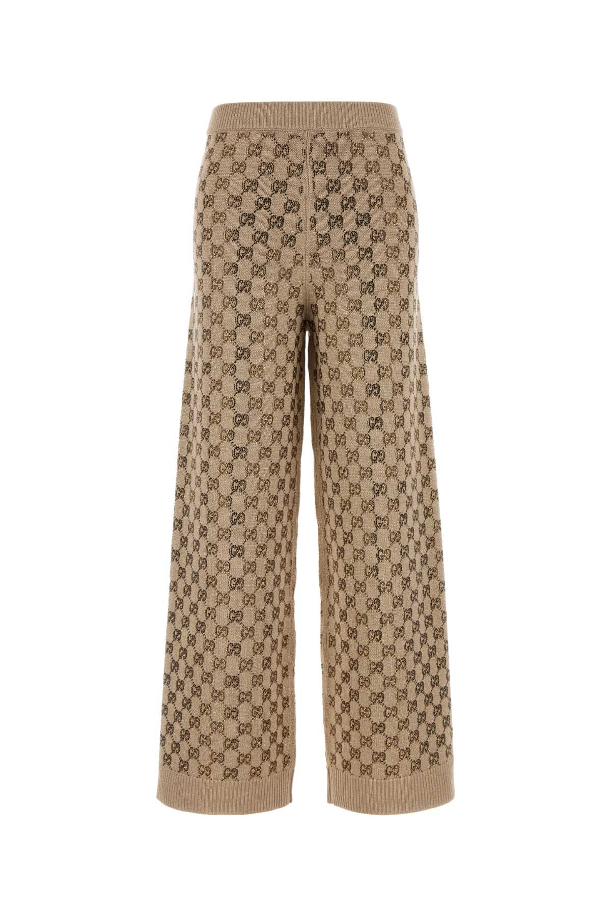 Gucci Women Embellished Wool Blend Joggers GUCCI