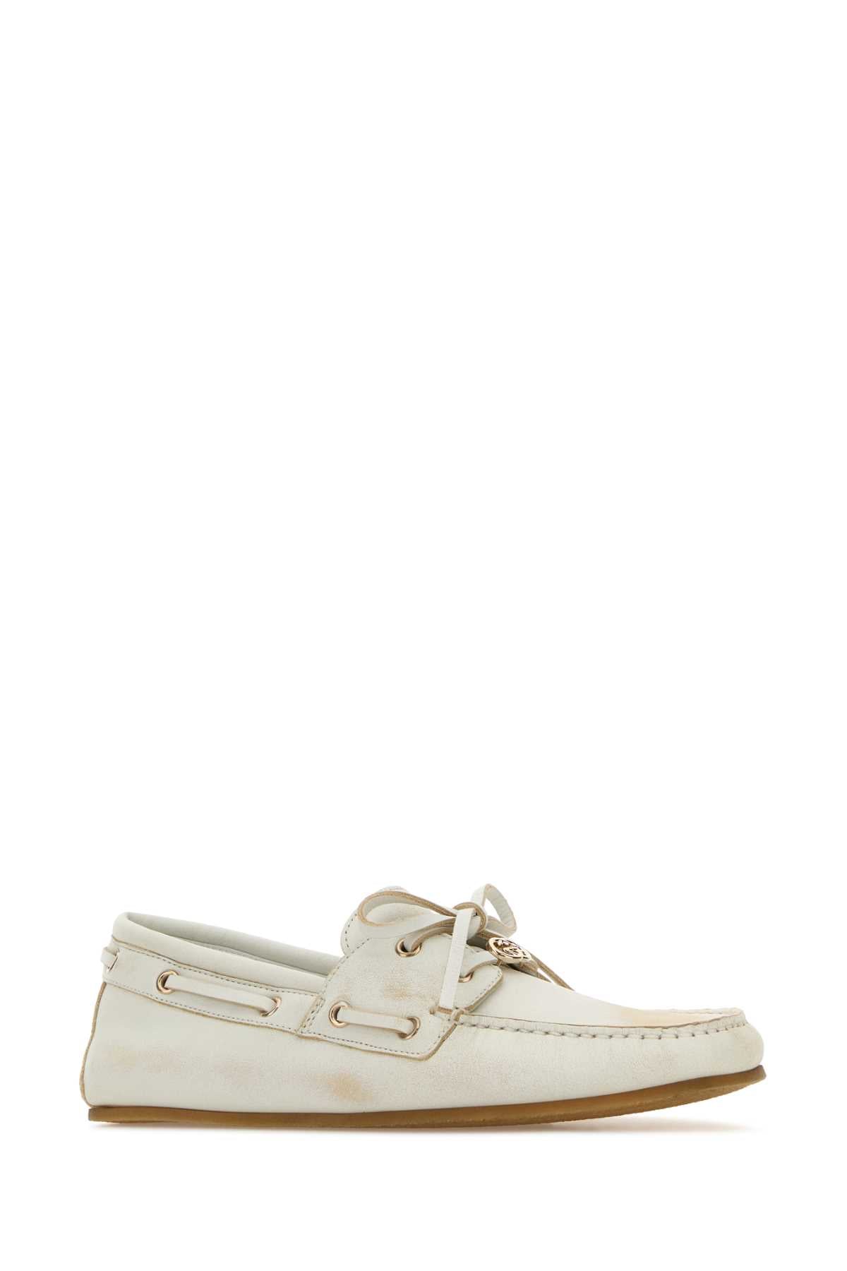 Gucci Women Camel Leather Loafers GUCCI