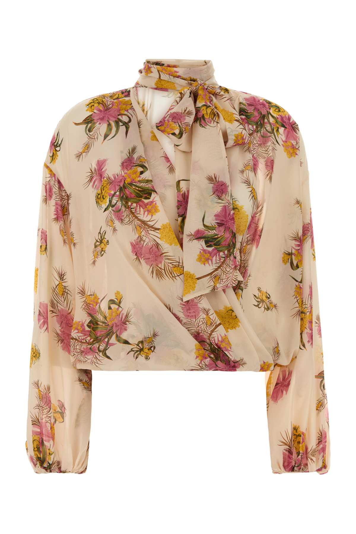 Blumarine Women Printed Georgette Blouse BLUMARINE