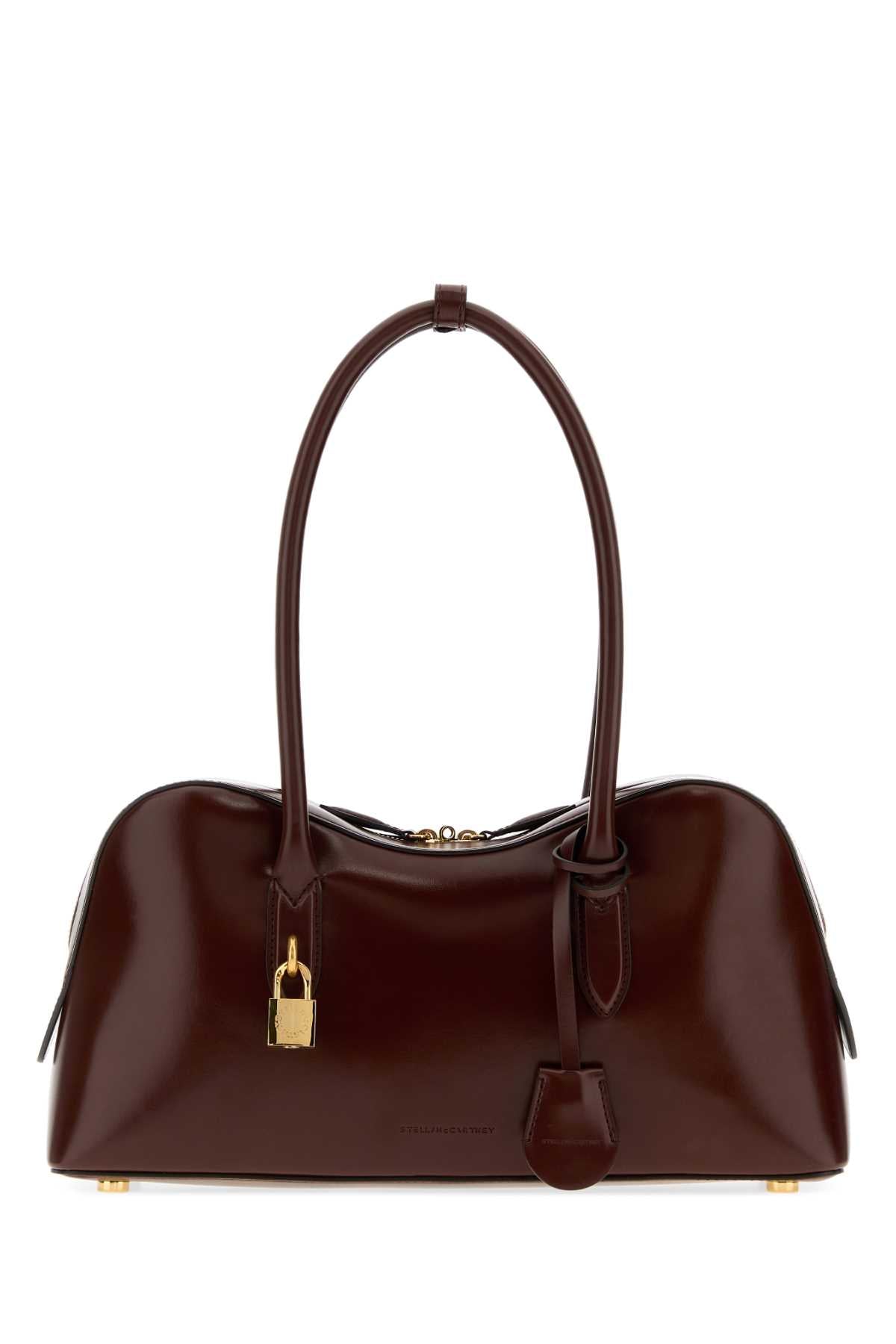 Stella Mccartney Women Chocolate Alter Mat Medium Ryder Shoulder Bag STELLA MCCARTNEY