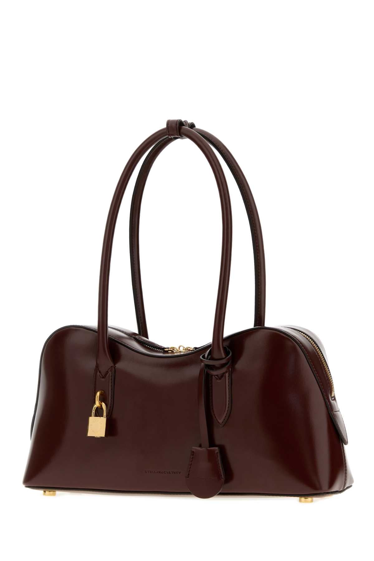 Stella Mccartney Women Chocolate Alter Mat Medium Ryder Shoulder Bag STELLA MCCARTNEY