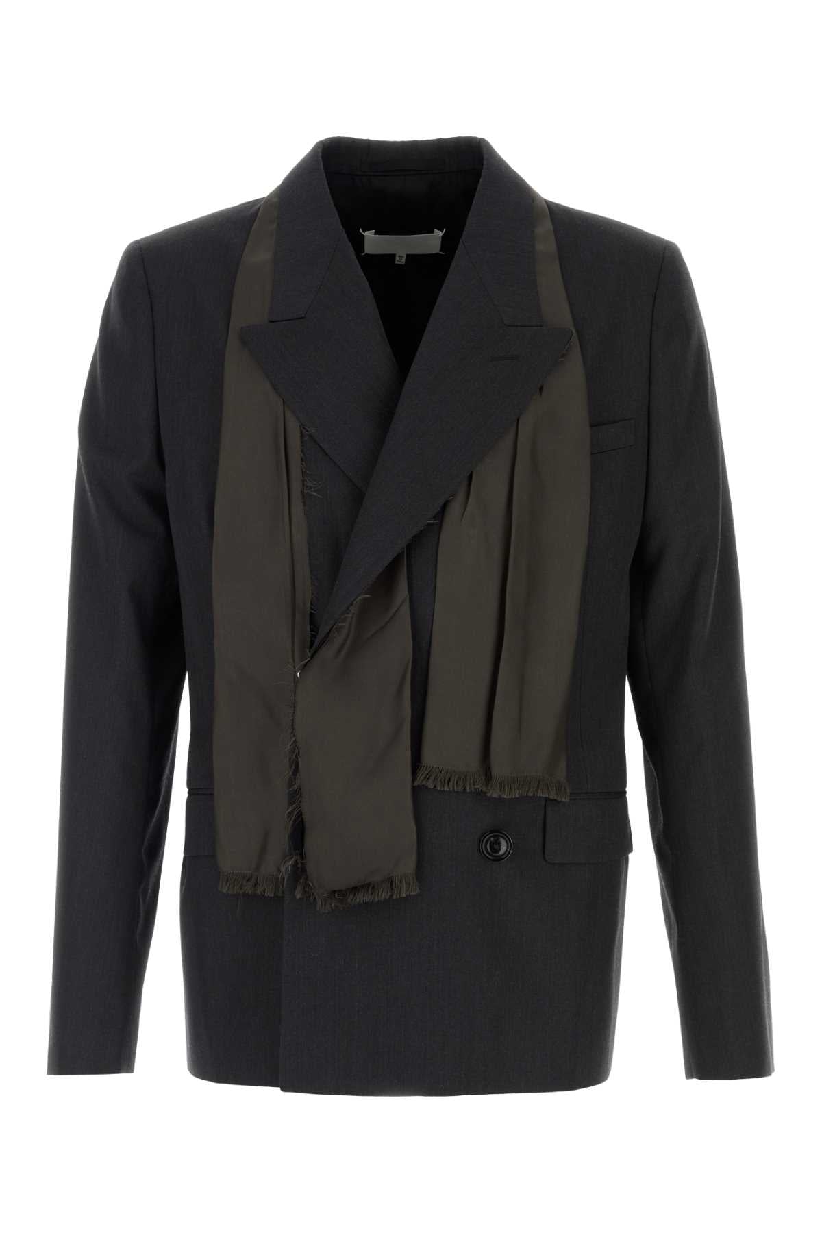 Maison Margiela Men Black Wool Blazer MAISON MARGIELA