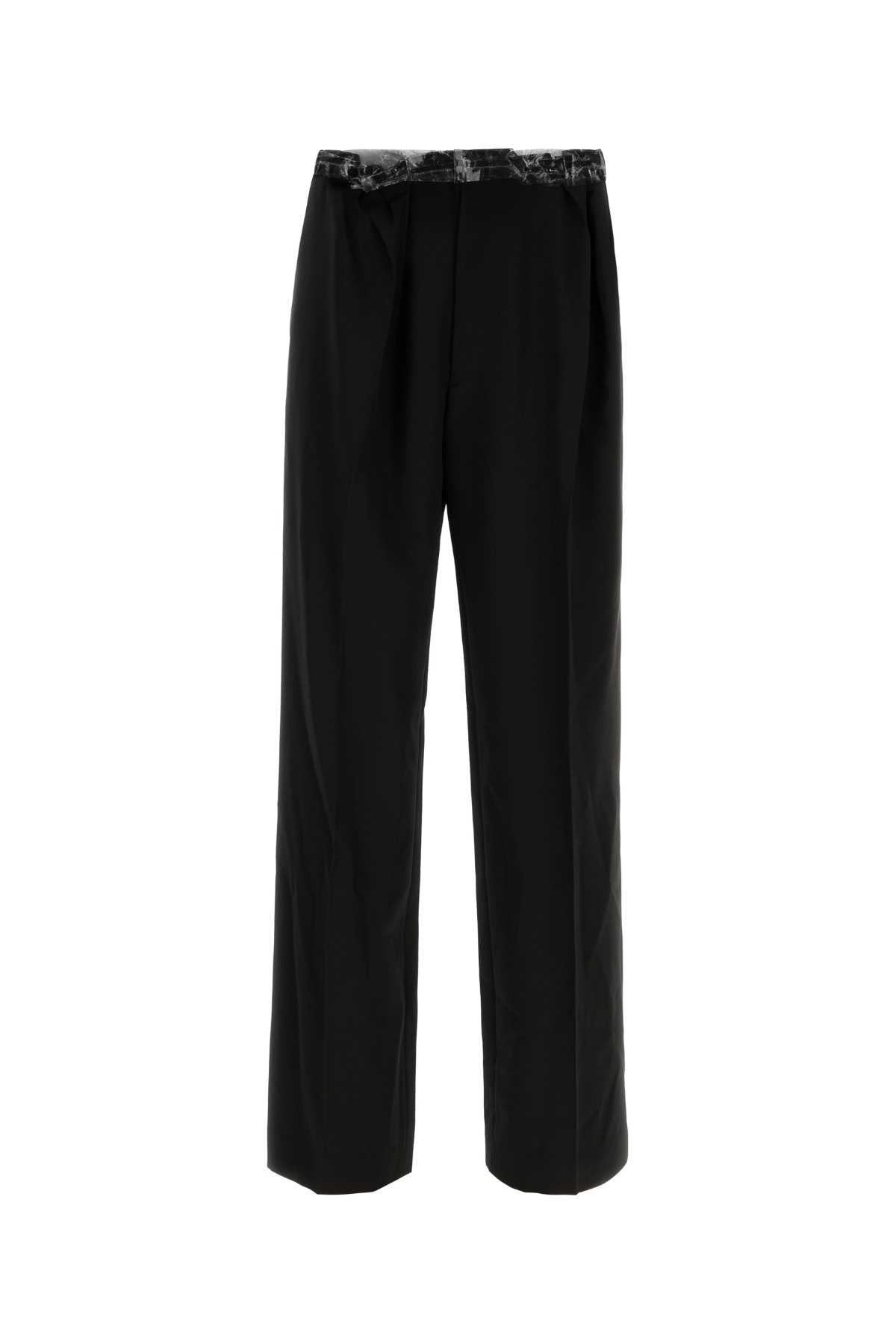 Maison Margiela Men Black Wool Pant MAISON MARGIELA