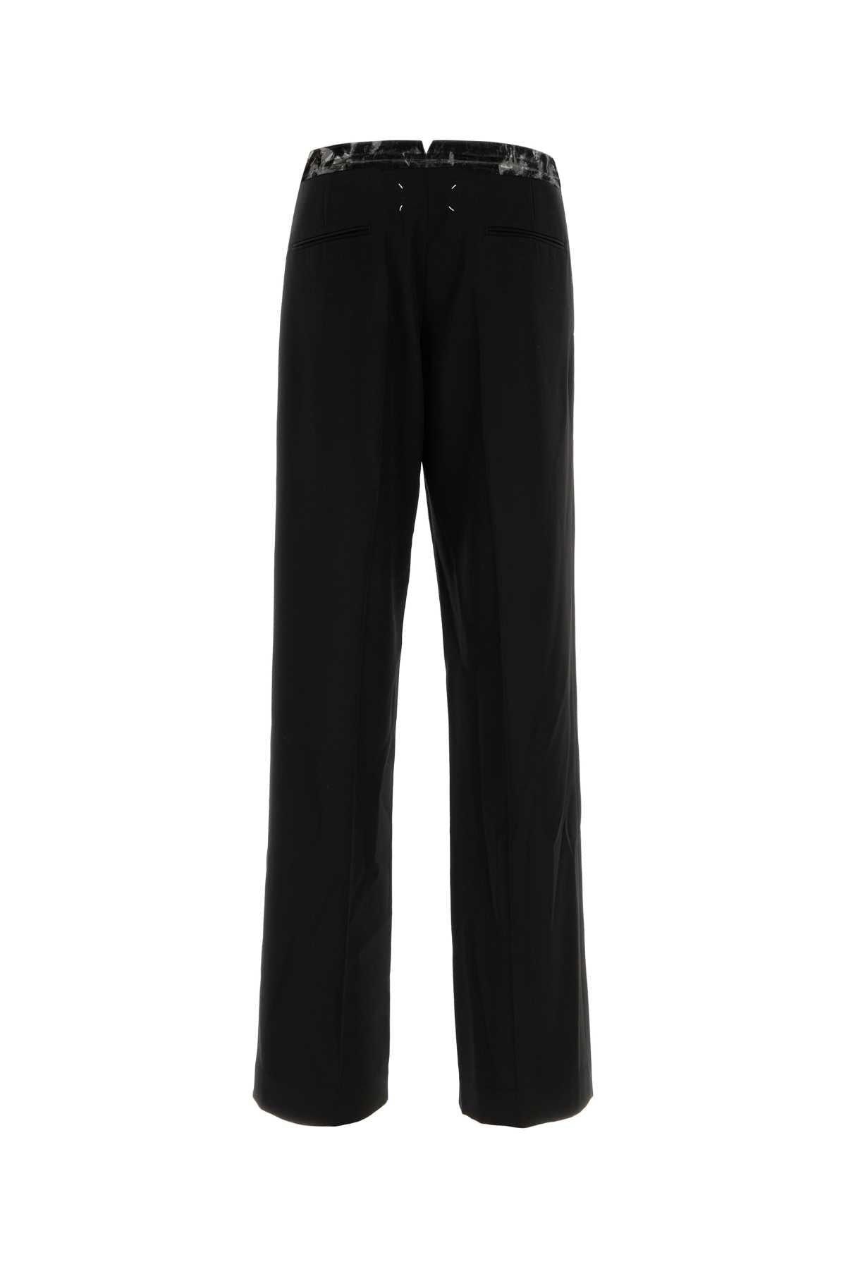 Maison Margiela Men Black Wool Pant MAISON MARGIELA