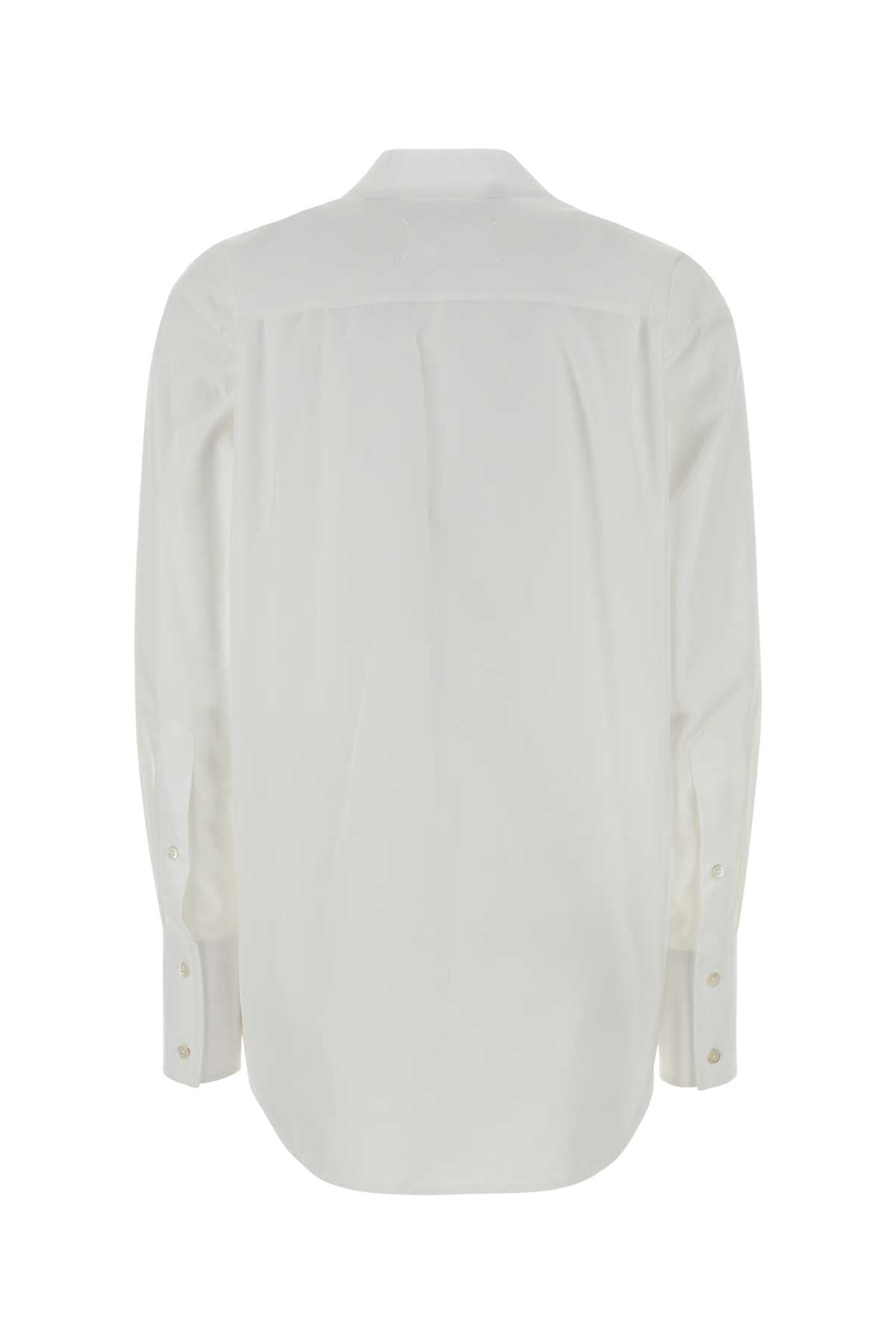 Maison Margiela Women White Poplin Shirt MAISON MARGIELA