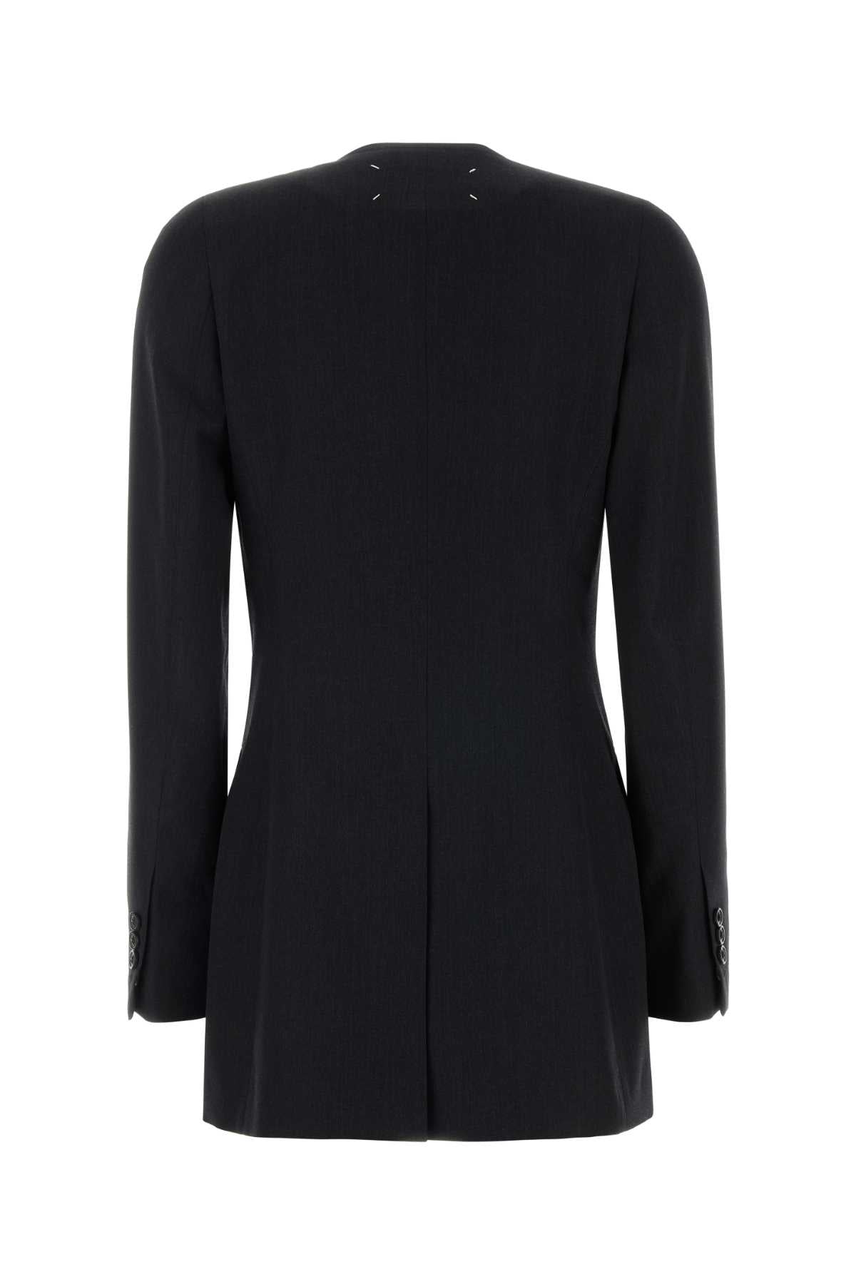 Maison Margiela Women Slate Wool Blazer MAISON MARGIELA