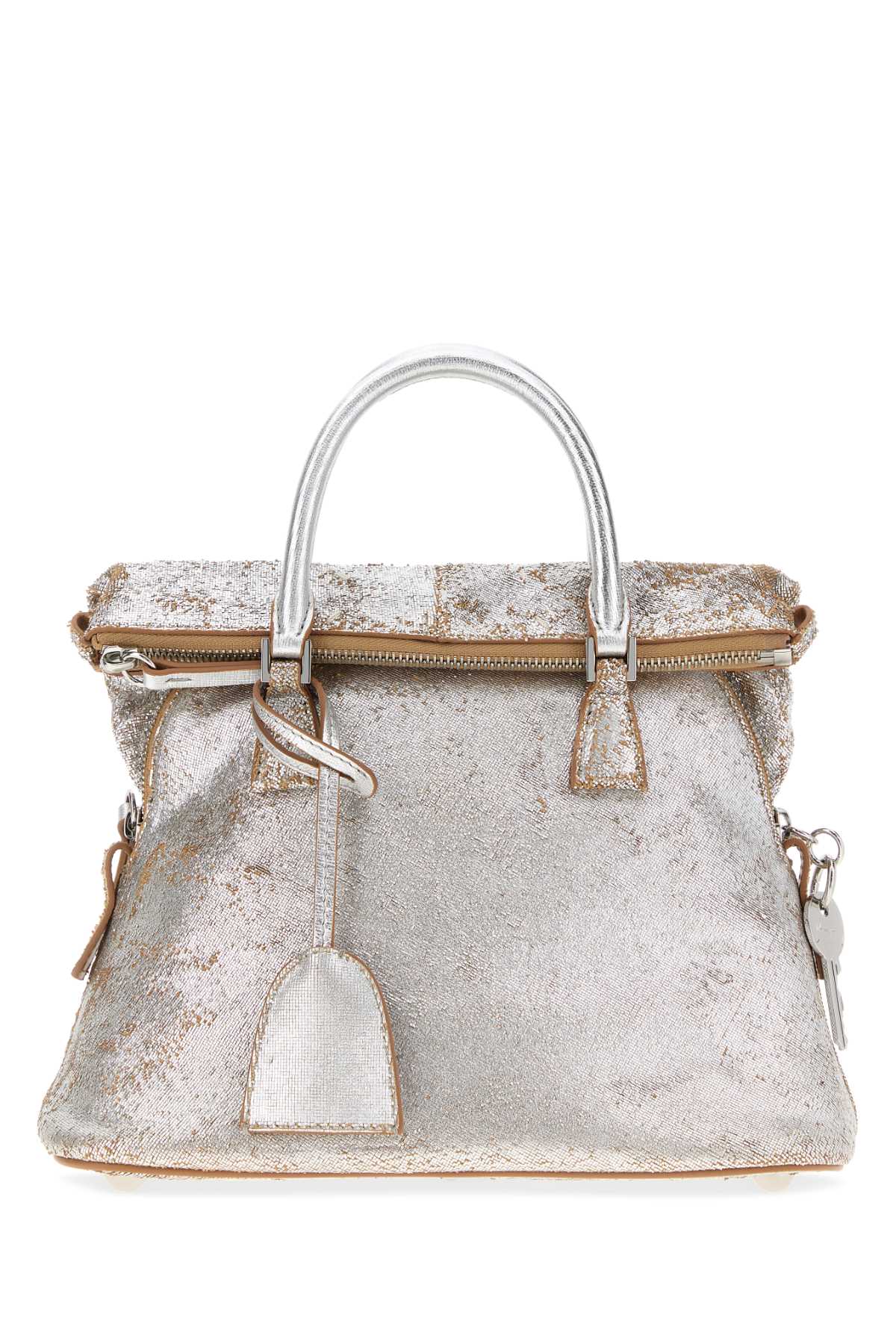 Maison Margiela Men Silver Leather Mini 5Ac Handbag MAISON MARGIELA