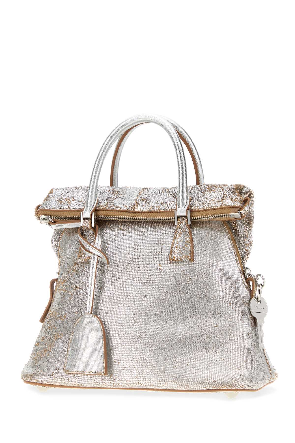 Maison Margiela Men Silver Leather Mini 5Ac Handbag MAISON MARGIELA
