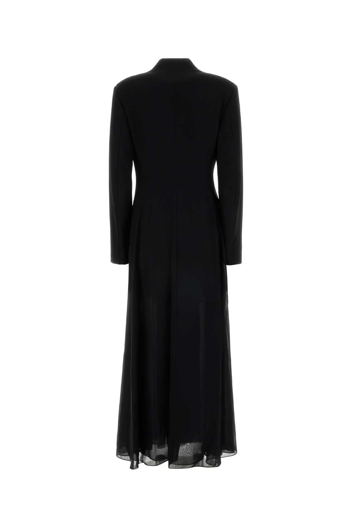 Maison Margiela Women Black Crepe And Twill Blazer Dress MAISON MARGIELA