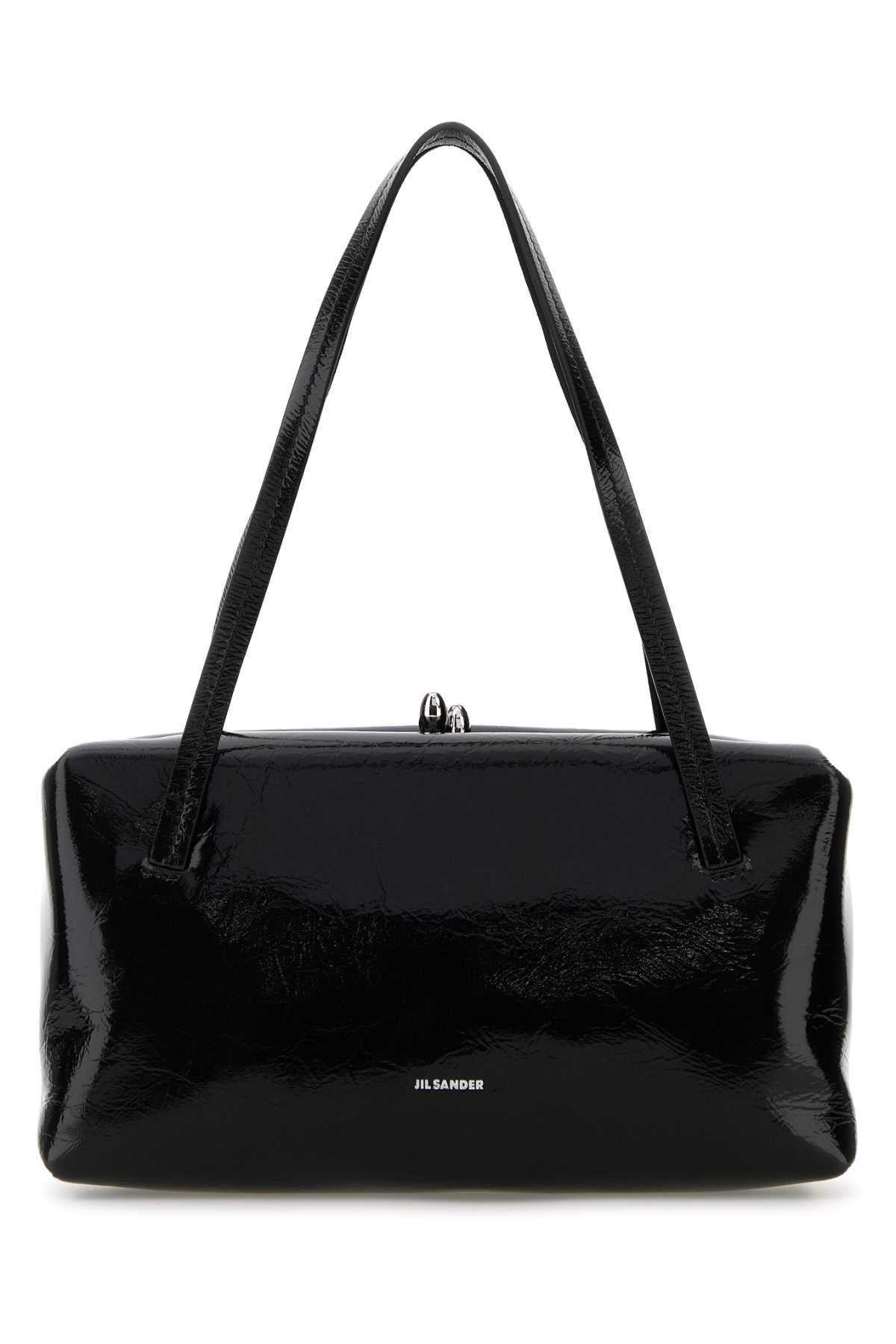 Jil Sander Women Black Leather Goji Pillow Handbag JIL SANDER