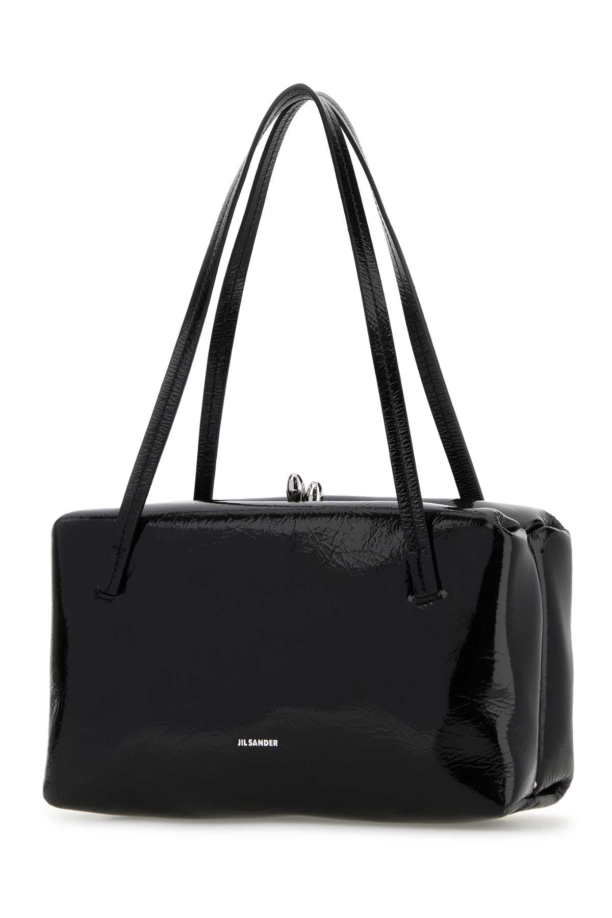 Jil Sander Women Black Leather Goji Pillow Handbag JIL SANDER
