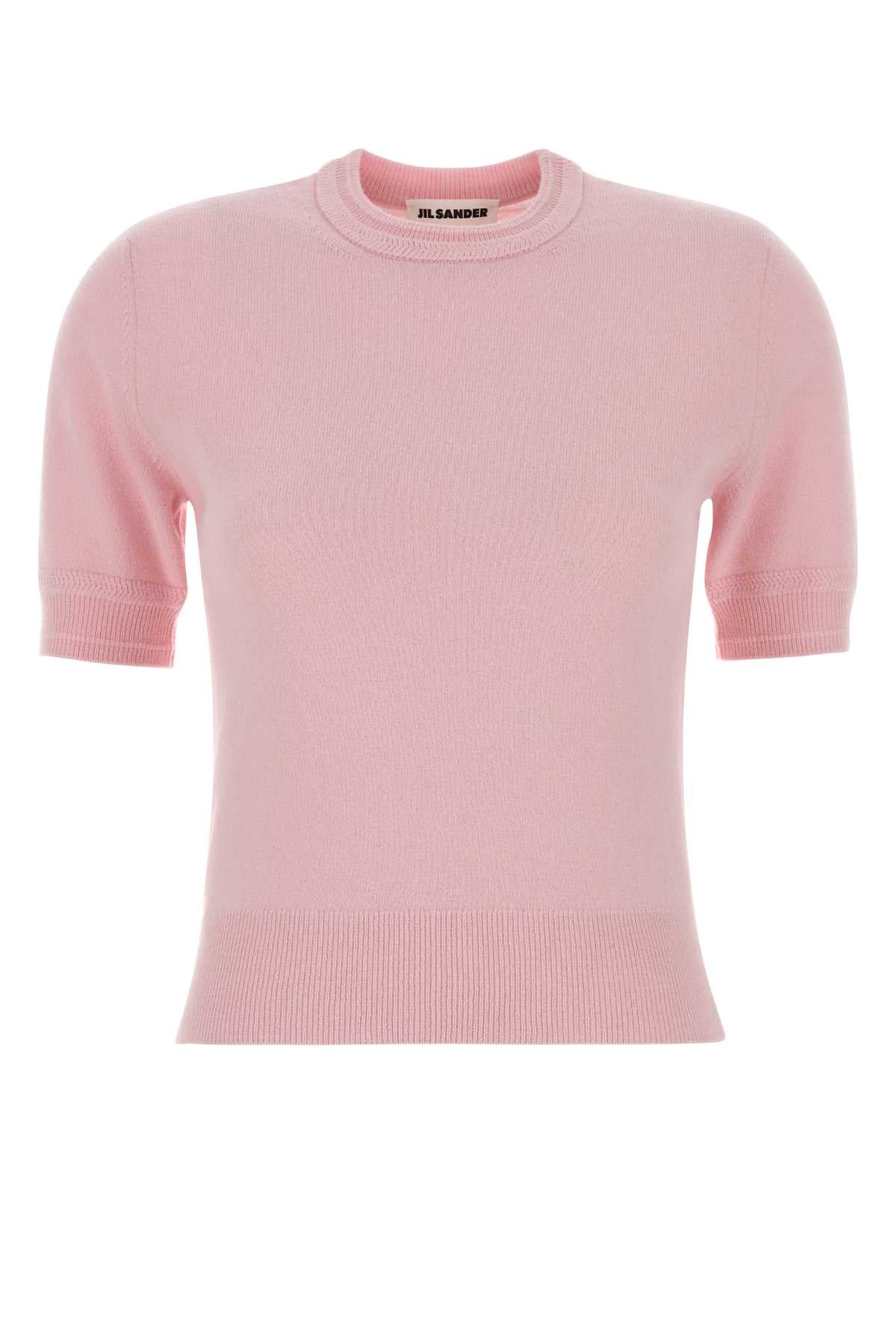 Jil Sander Women Pink Wool Sweater JIL SANDER