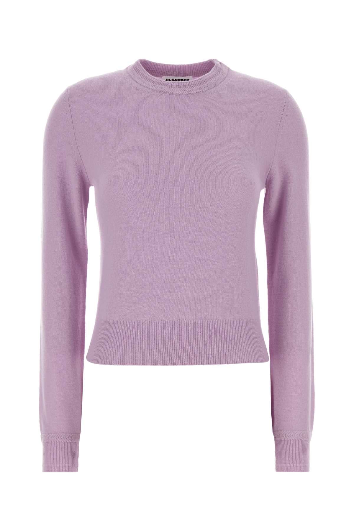 Jil Sander Women Lilac Wool Sweater