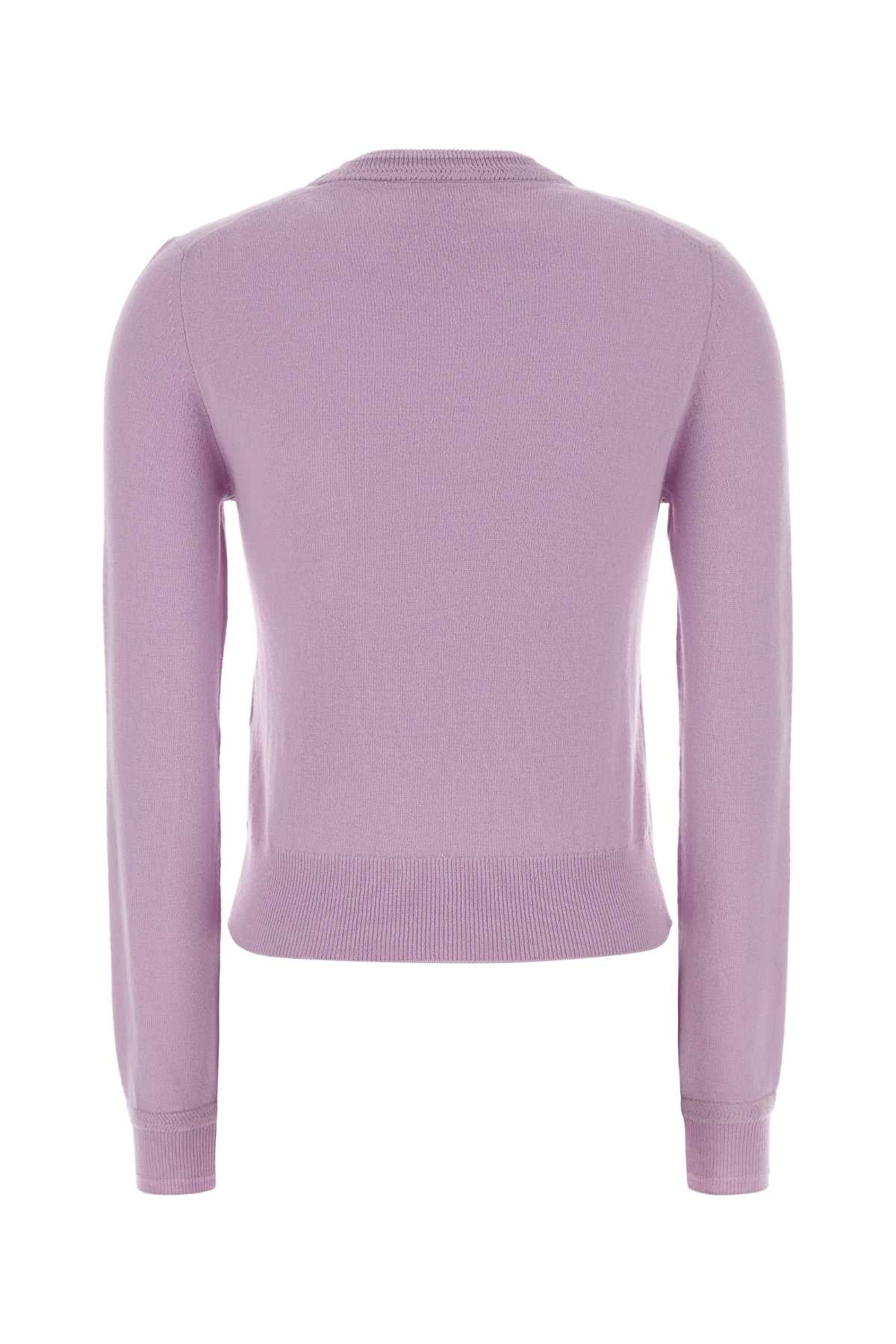 Jil Sander Women Lilac Wool Sweater