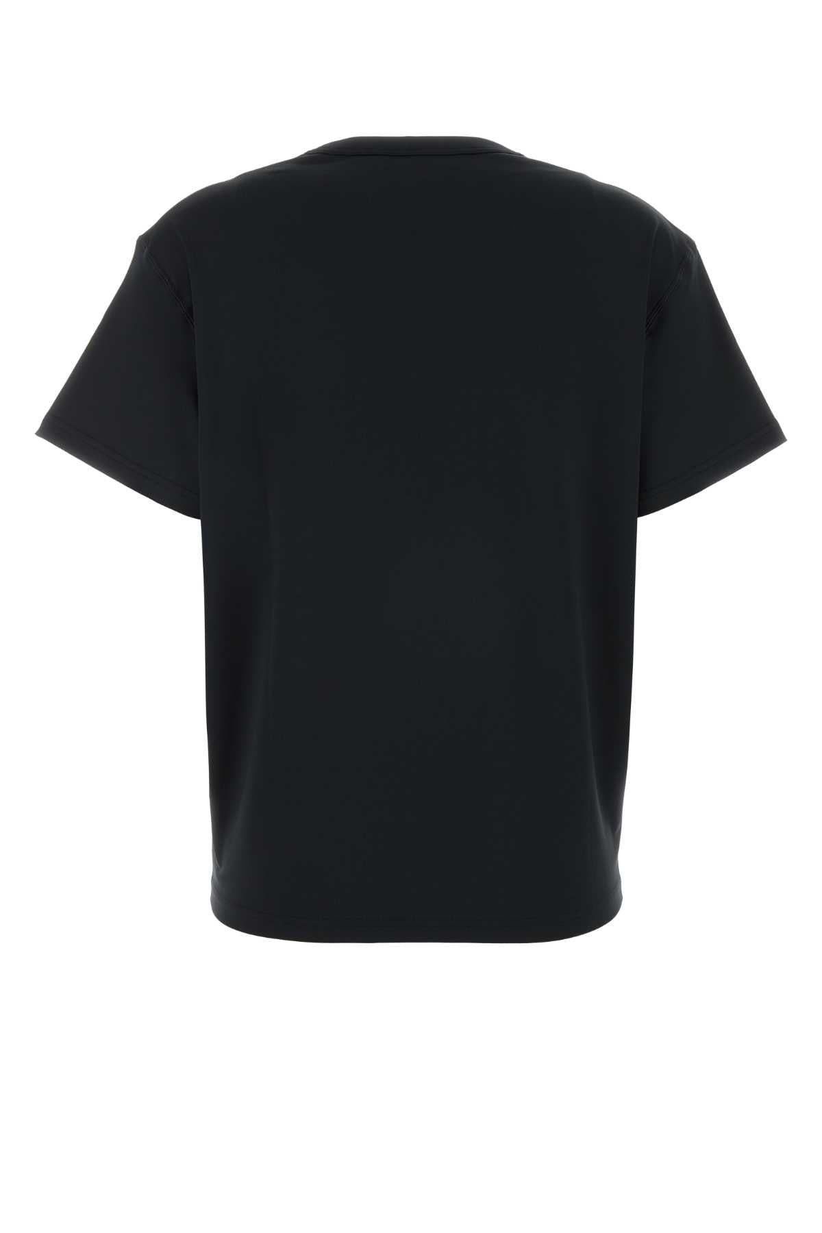 Jil Sander Women Black Stretch Polyester T-Shirt JIL SANDER