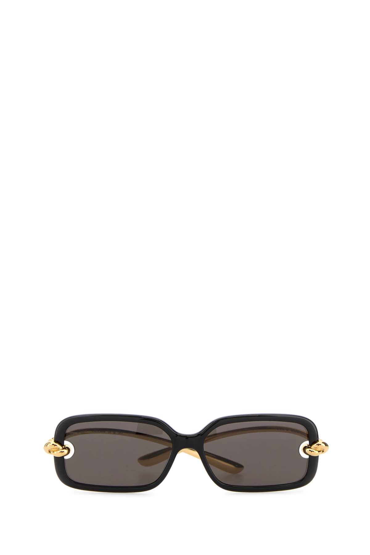 Bottega Veneta Women Black Acetate Knot Sunglasses BOTTEGA VENETA