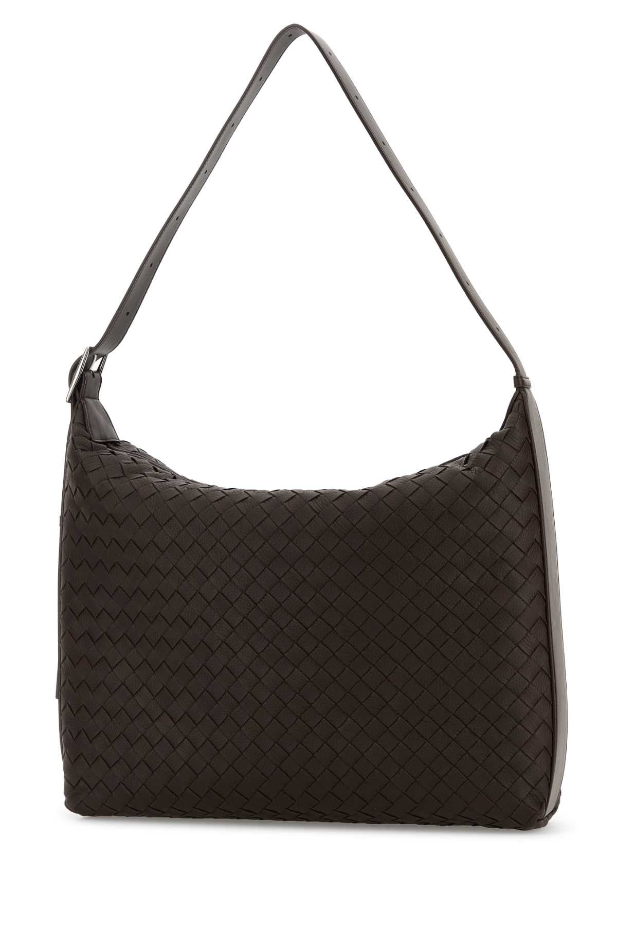 Bottega Veneta Men Brown Leather Traveller Shoulder Bag BOTTEGA VENETA
