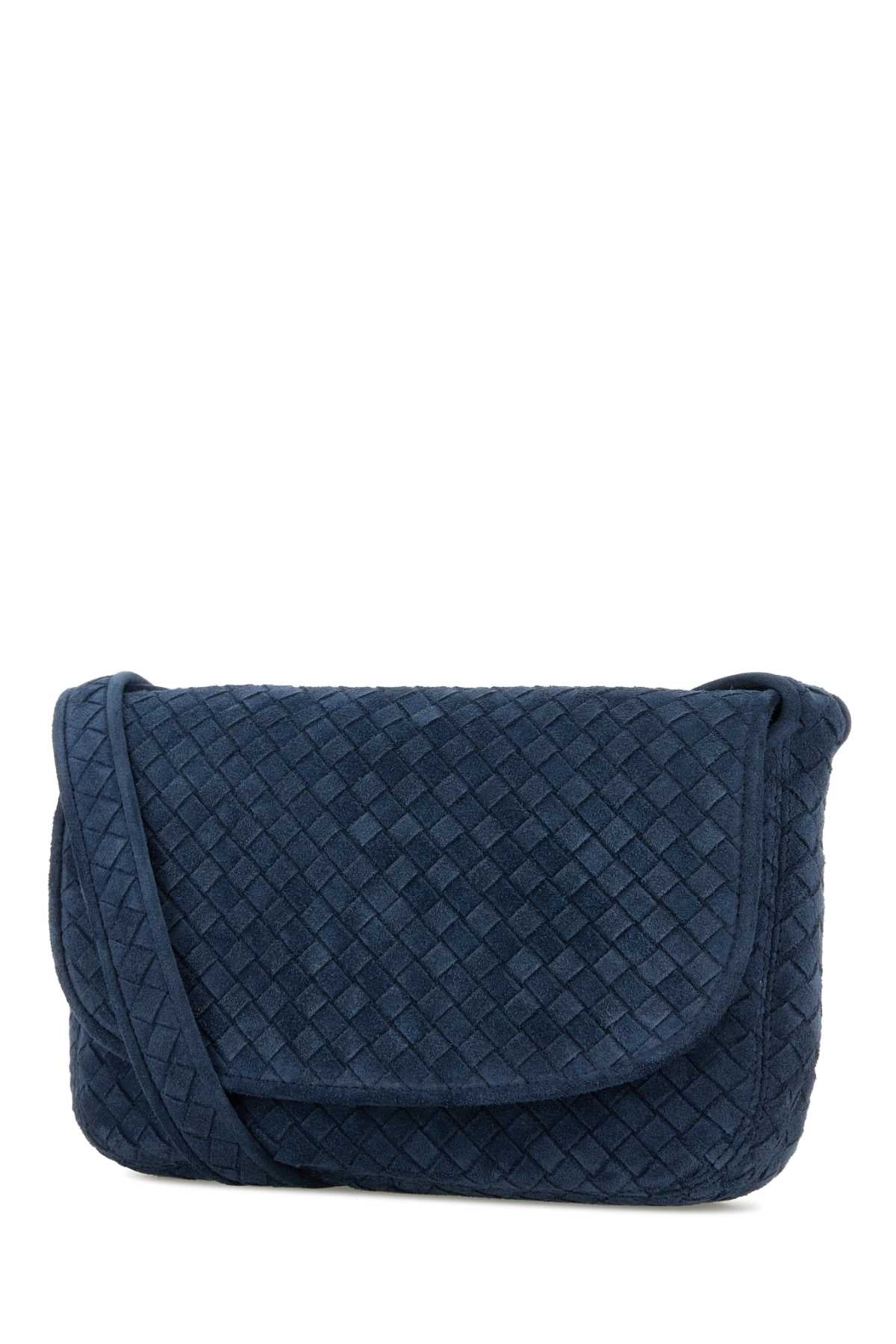 Bottega Veneta Men Navy Blue Messenger Veneto Crossbody Bag BOTTEGA VENETA