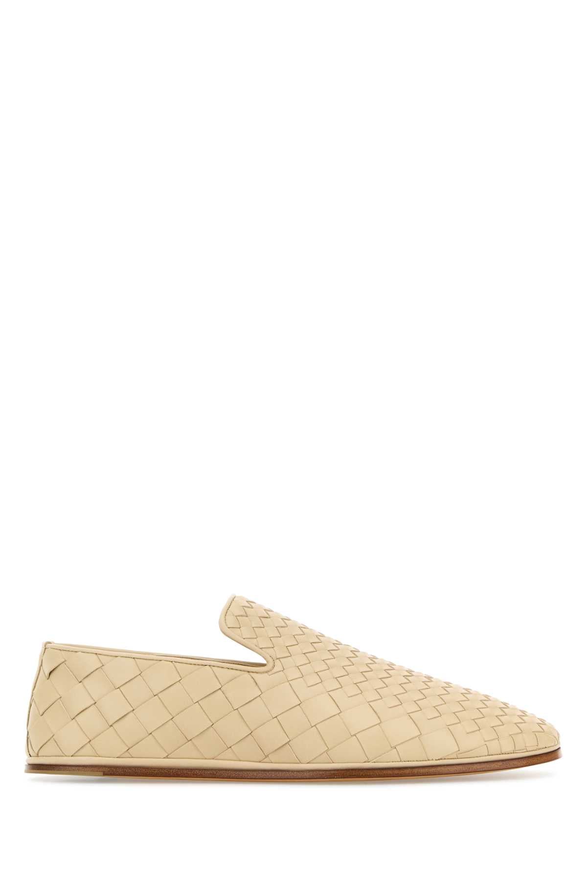 Bottega Veneta Men Sand Nappa Leather Sunday Loafers BOTTEGA VENETA