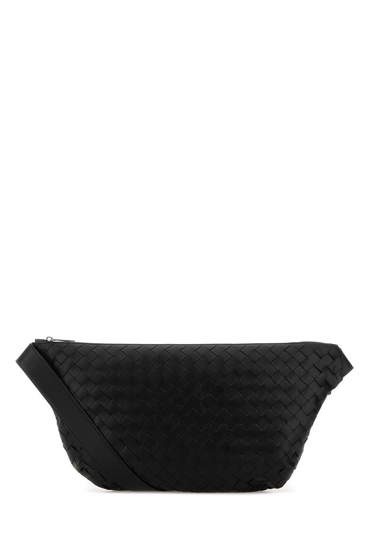 Bottega Veneta Men Black Leather Day Sling Crossbody Bag BOTTEGA VENETA
