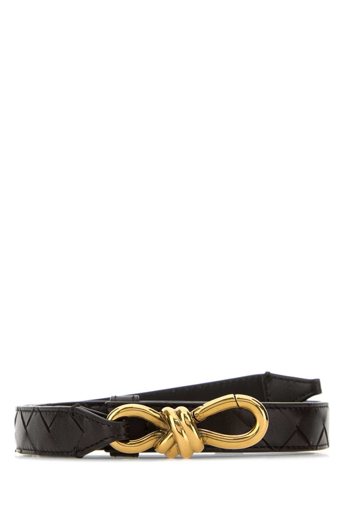 Bottega Veneta Women Brown Leather Belt BOTTEGA VENETA