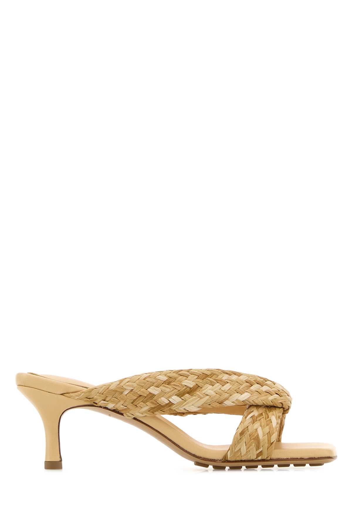 Bottega Veneta Women Raffia Riva Mules BOTTEGA VENETA