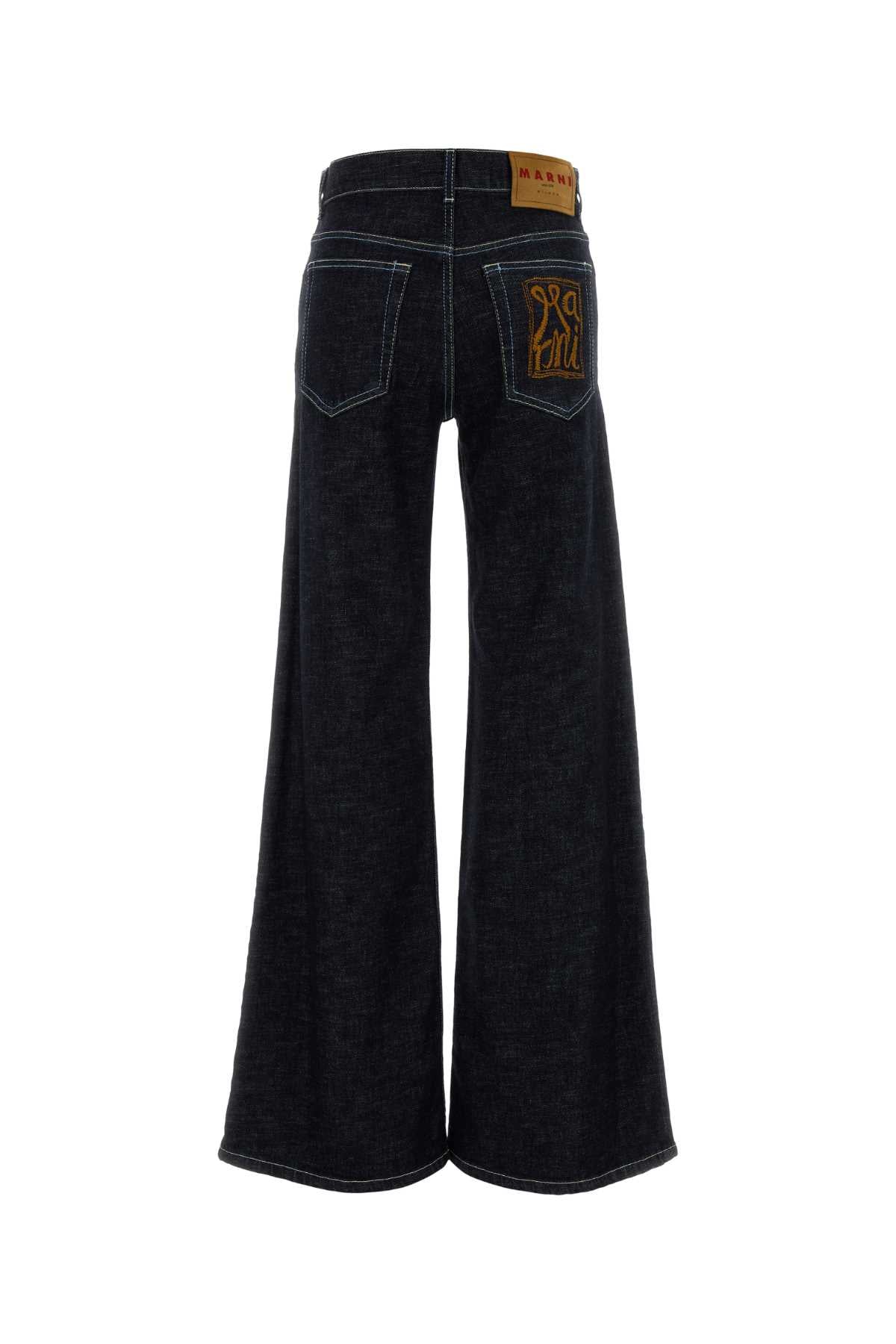Marni Women Blue Stretch Denim Jeans MARNI