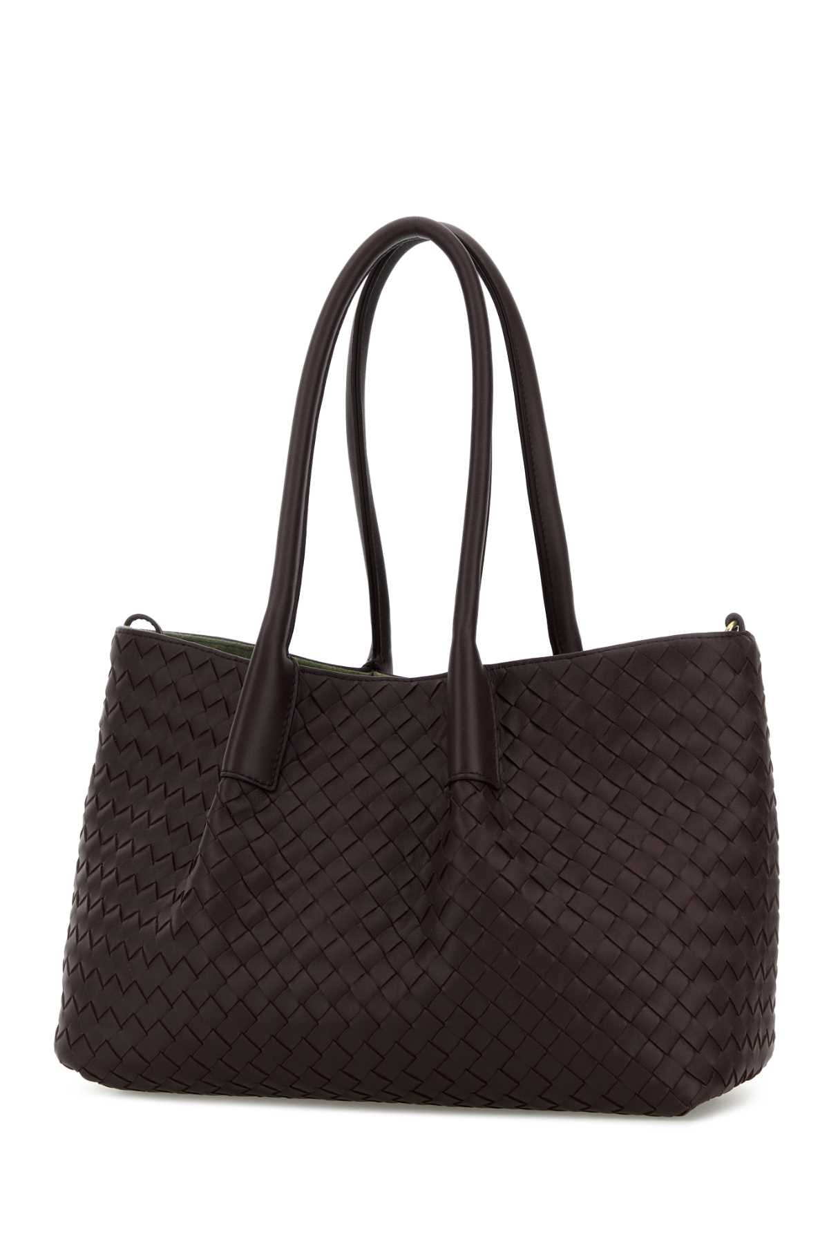 Bottega Veneta Women Grape Leather Pinacoteca Reversible Shopping Bag BOTTEGA VENETA