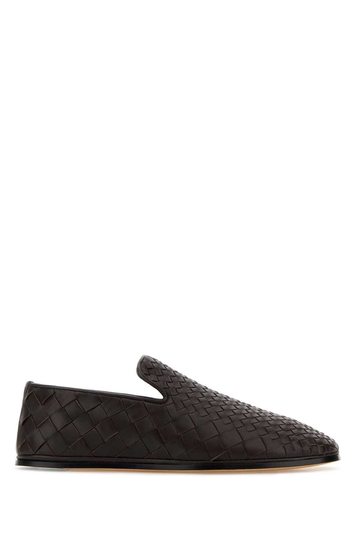 Bottega Veneta Men Dark Brown Nappa Leather Sunday Loafers BOTTEGA VENETA