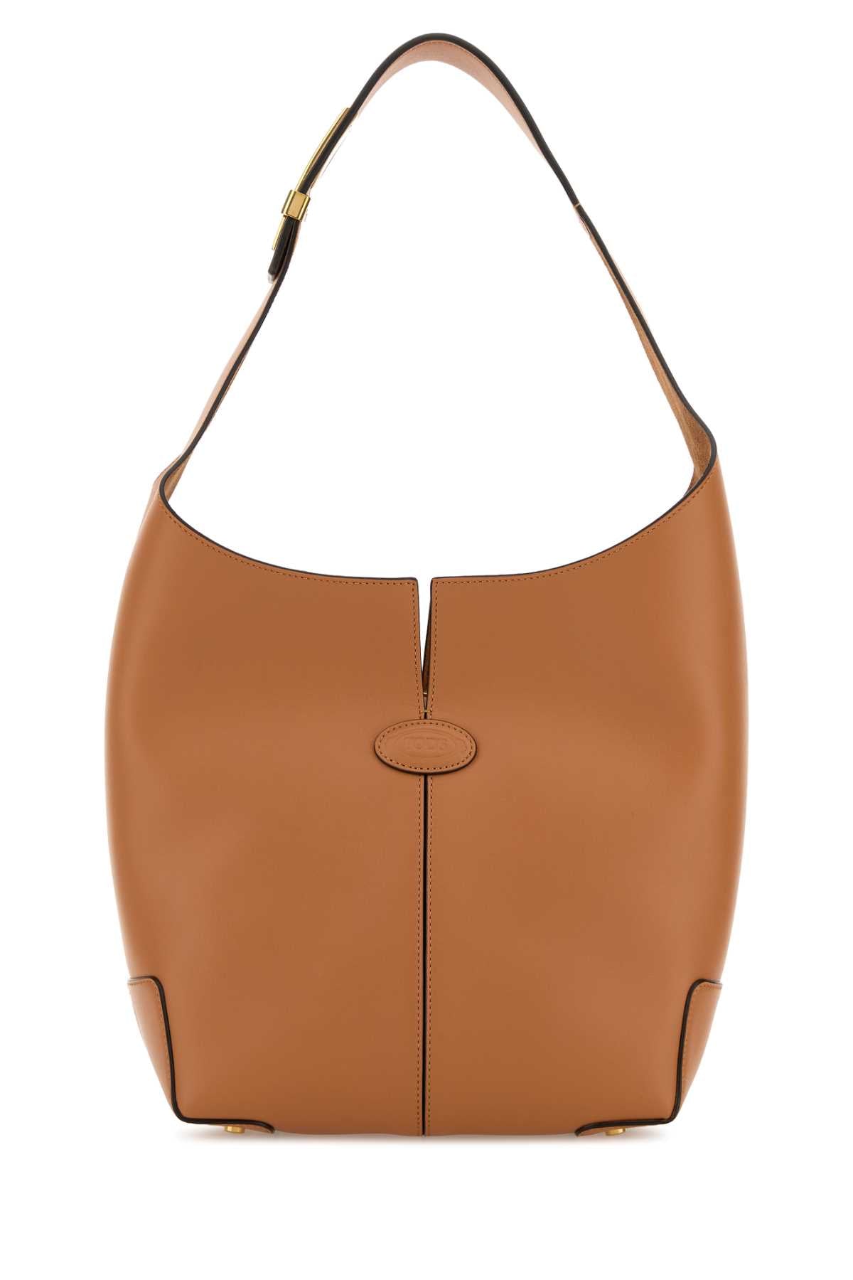 Tod's Women Orange Leather Bucket Bag TOD'S