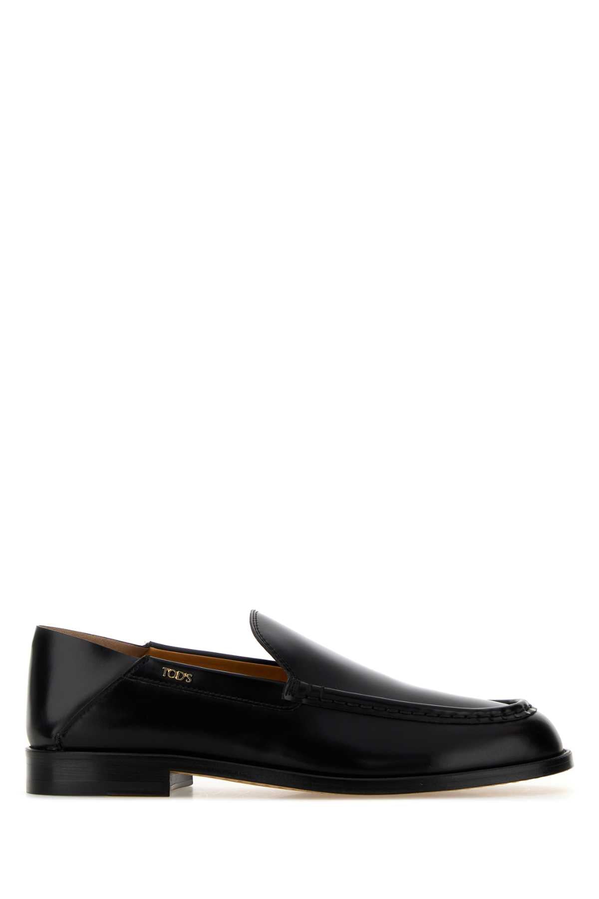 Tod's Women Black Leather Loafers TOD'S