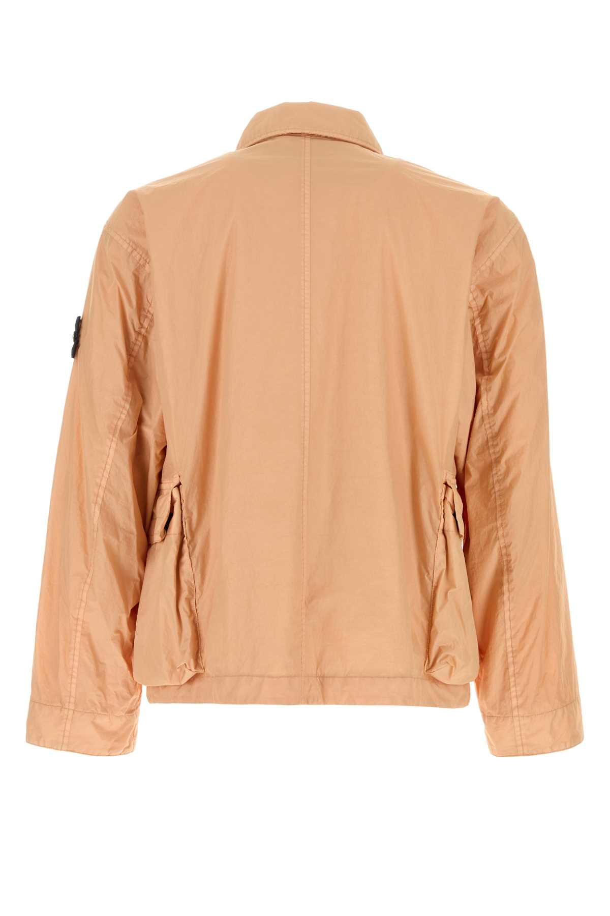 Stone Island Men Salmon Nylon Jacket STONE ISLAND