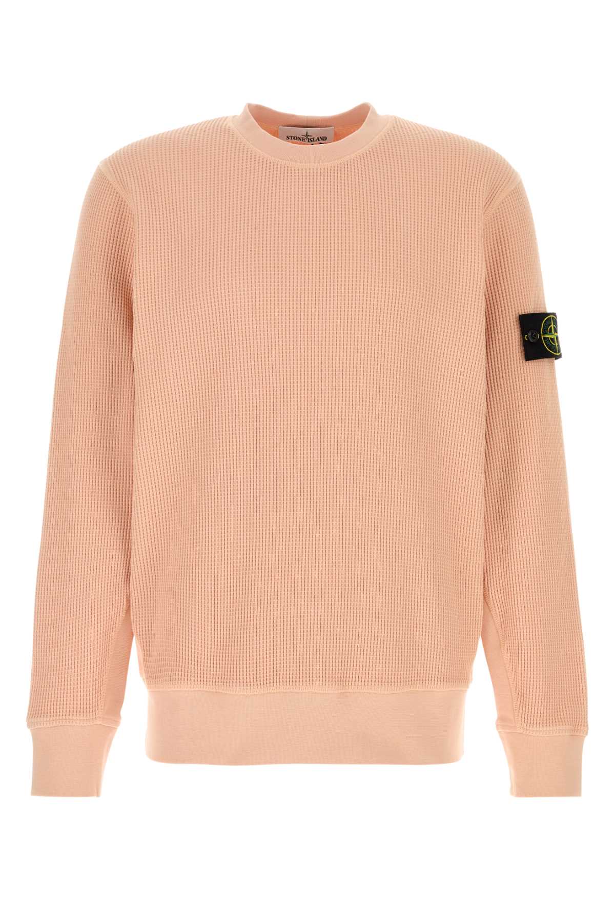 Stone Island Men Salmon Cotton Sweatshirt STONE ISLAND