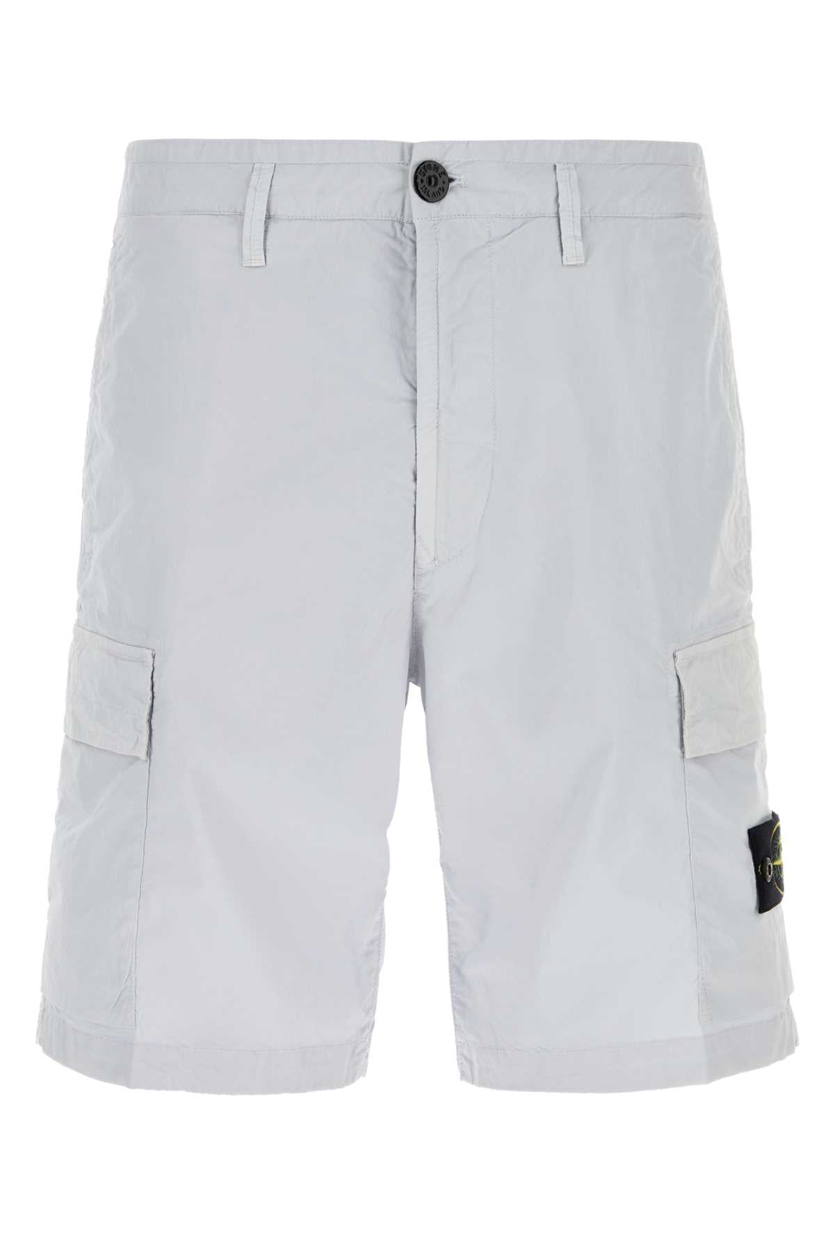 Stone Island Men Ice Stretch Cotton Bermuda Shorts STONE ISLAND