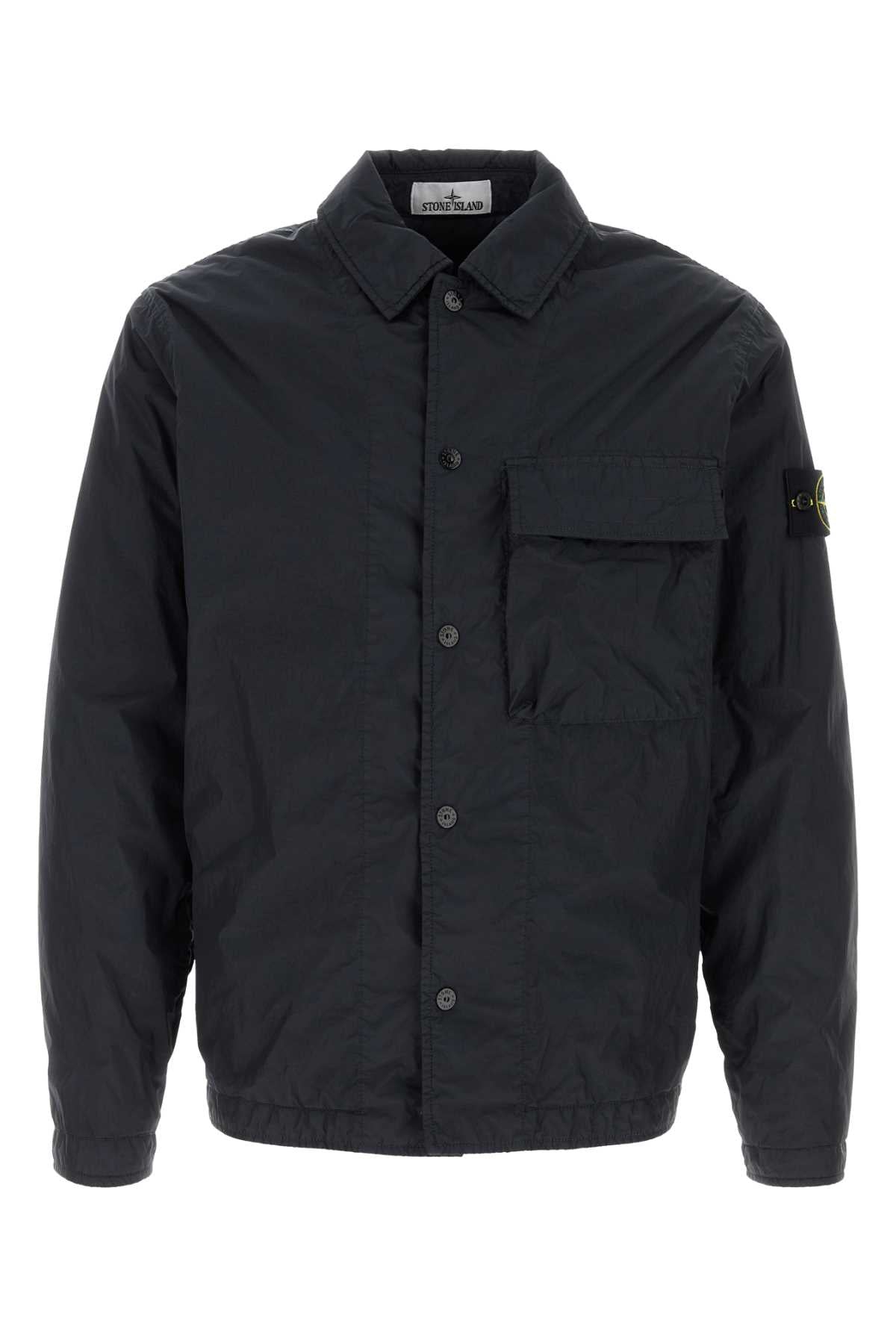 Stone Island Men Midnight Blue Nylon Jacket STONE ISLAND