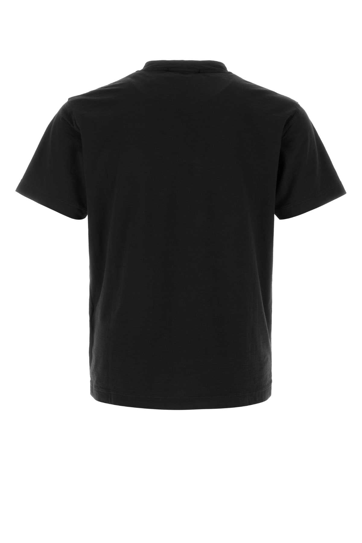 Stone Island Men Black Cotton T-Shirt STONE ISLAND