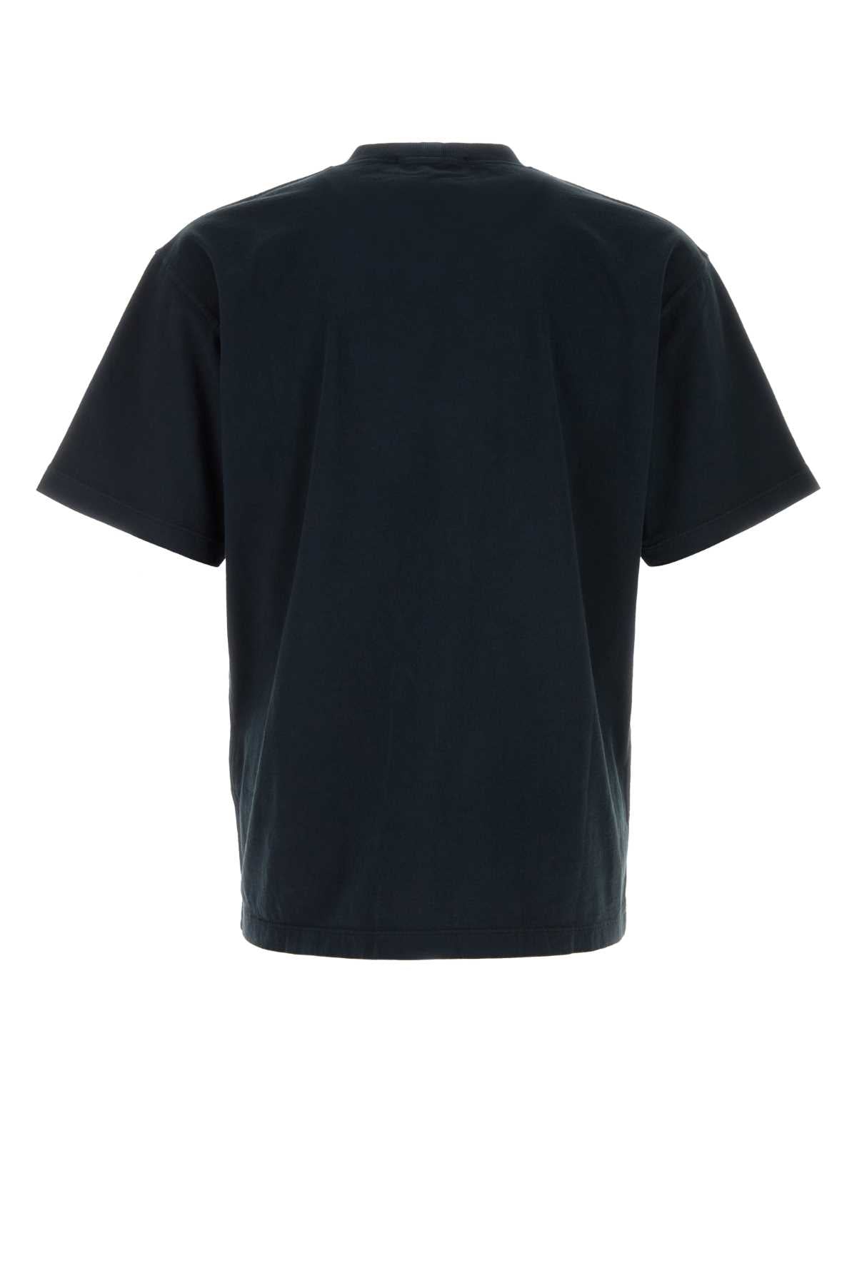 Stone Island Men Midnight Blue Cotton T-Shirt STONE ISLAND