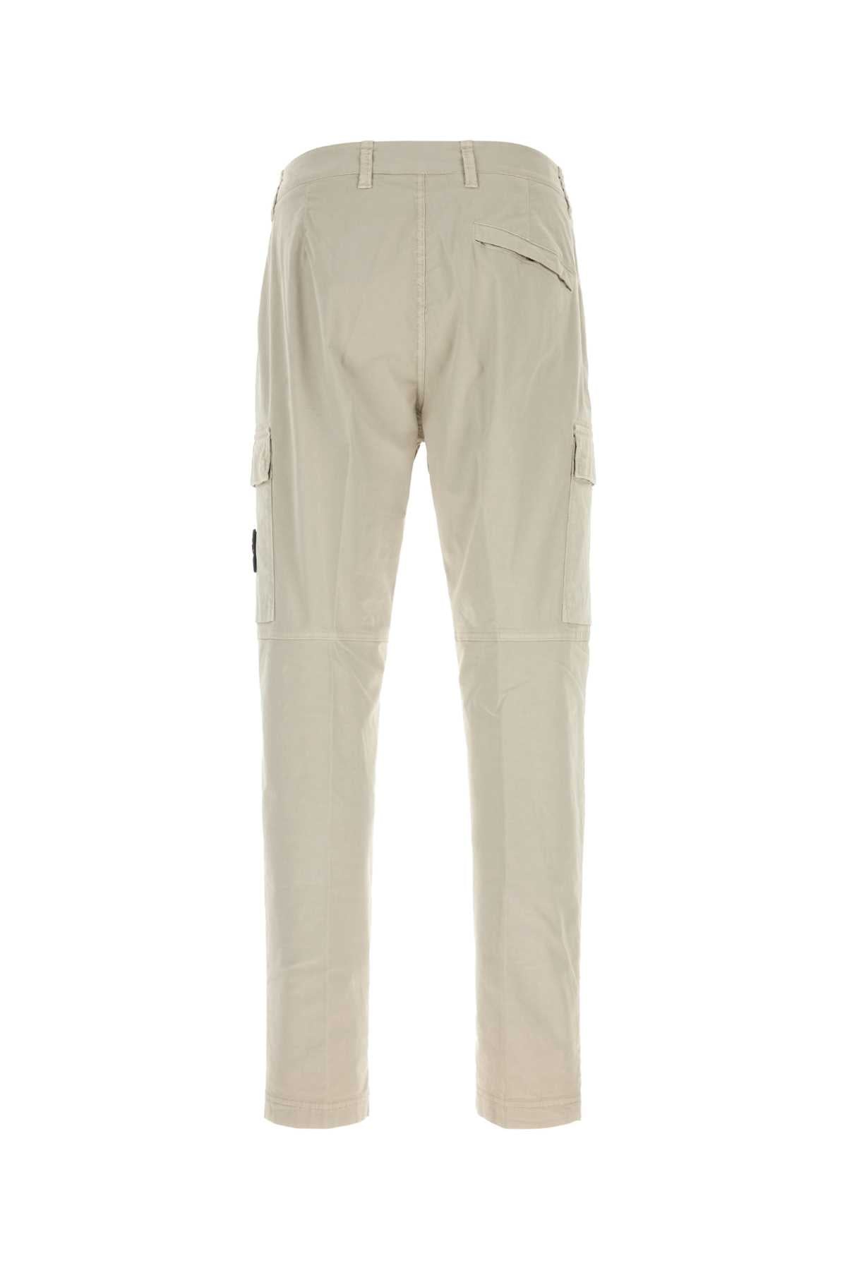 Stone Island Men Sand Stretch Cotton Cargo Pant STONE ISLAND