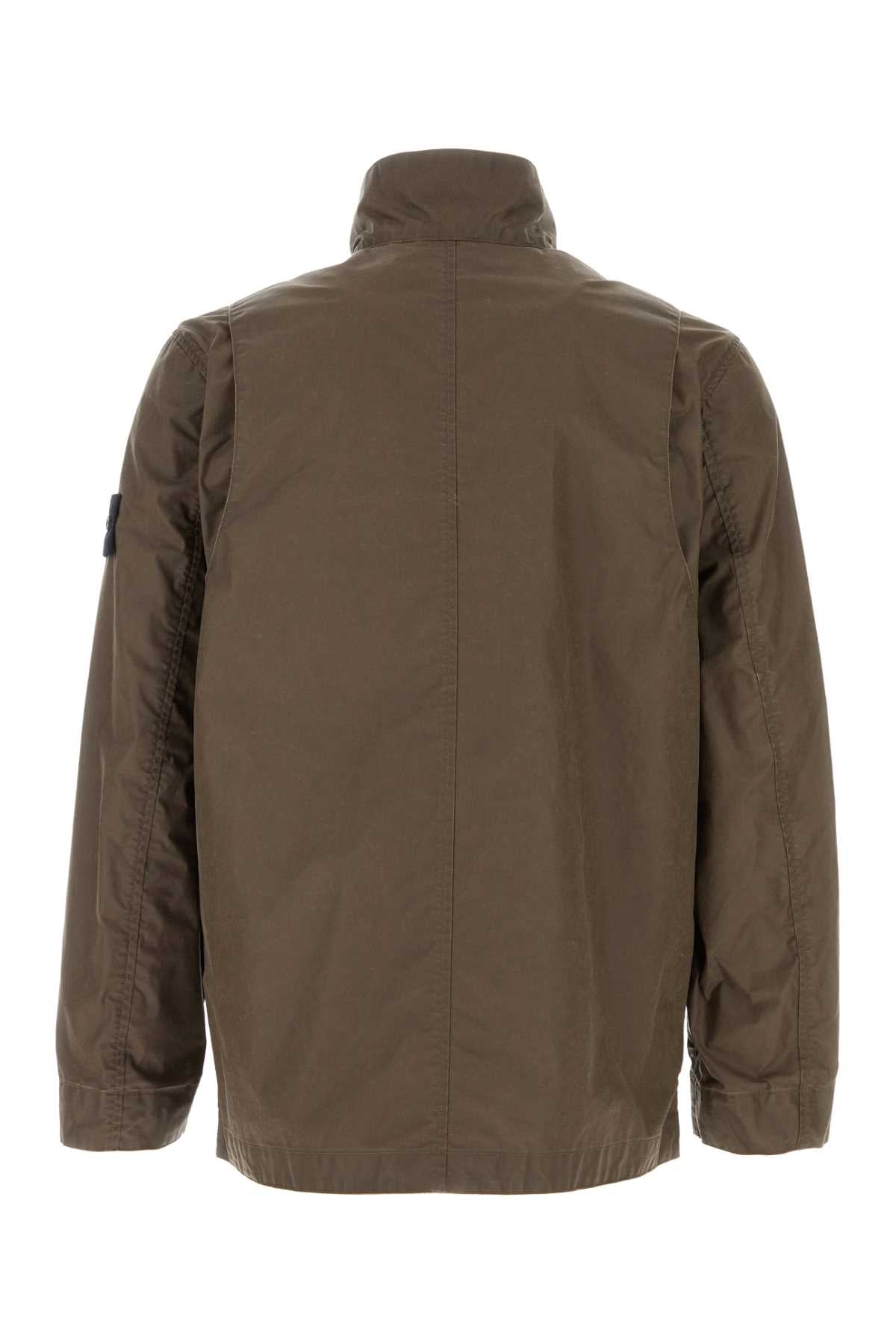 Stone Island Men Mud Polyester Blend Jacket STONE ISLAND