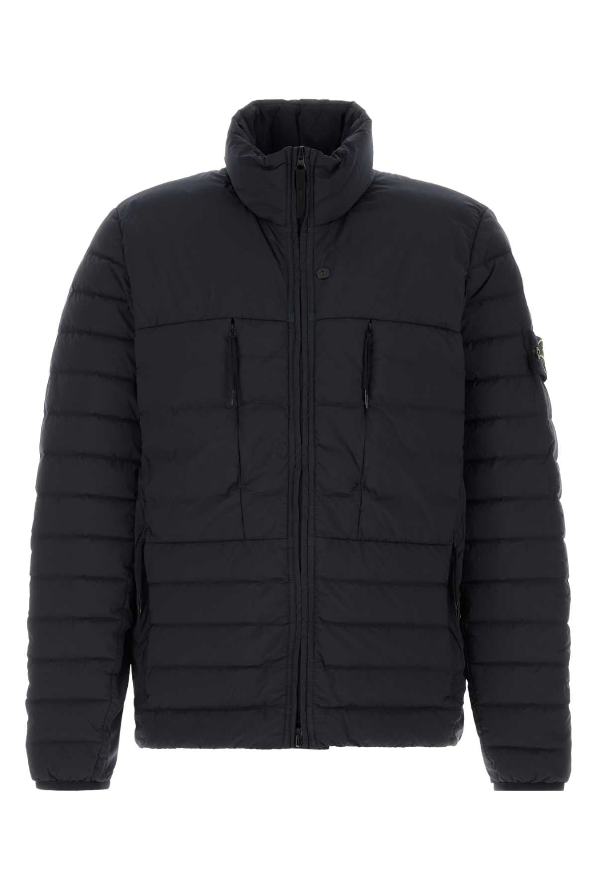 Stone Island Men Midnight Blue Stretch Nylon Down Jacket STONE ISLAND