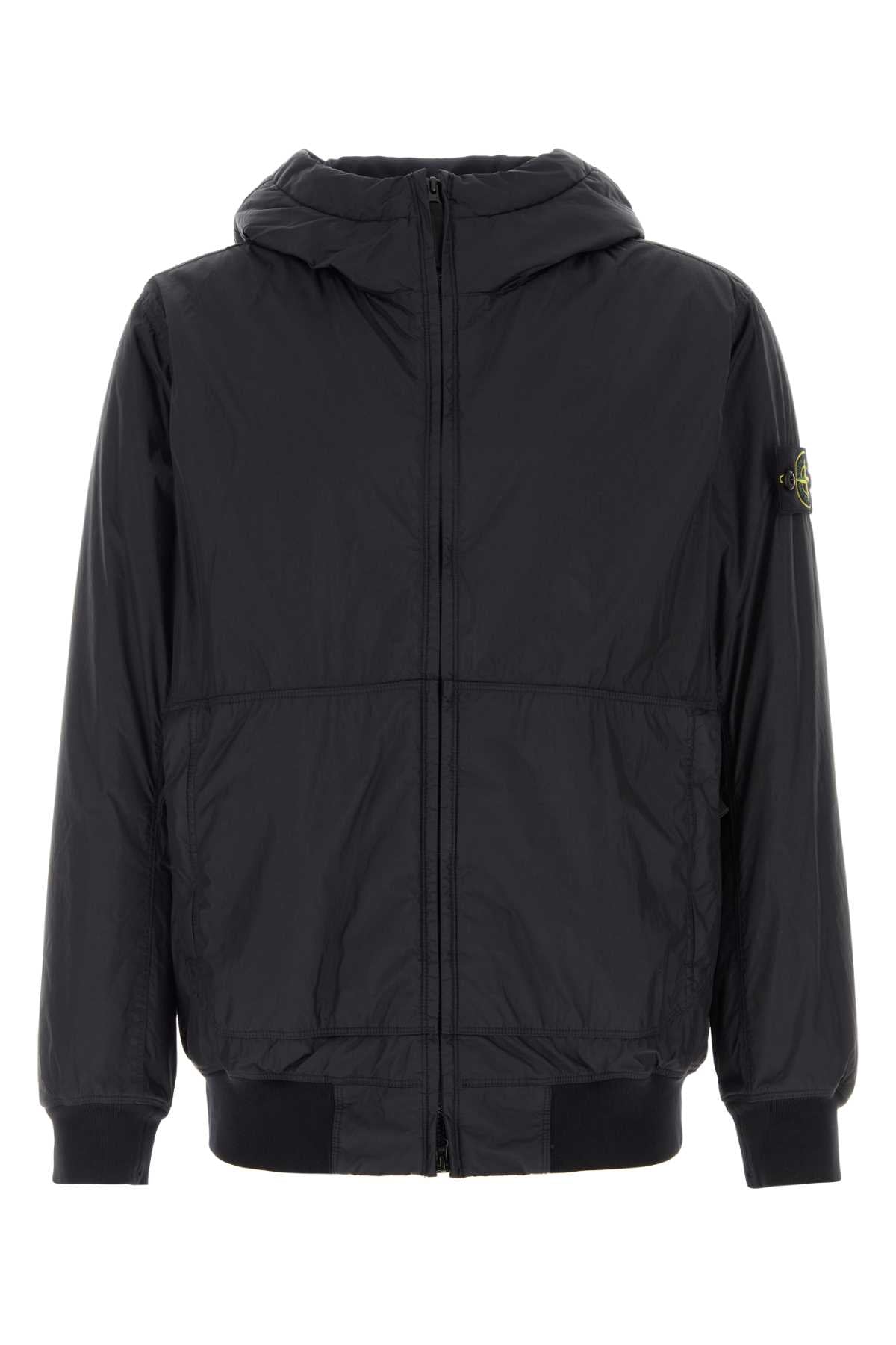Stone Island Men Midnight Blue Nylon Jacket STONE ISLAND