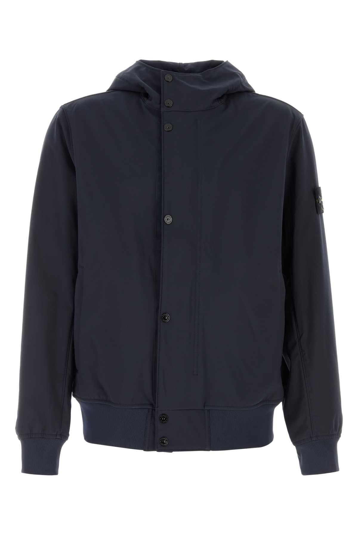 Stone Island Men Midnight Blue Stretch Polyester Jacket STONE ISLAND