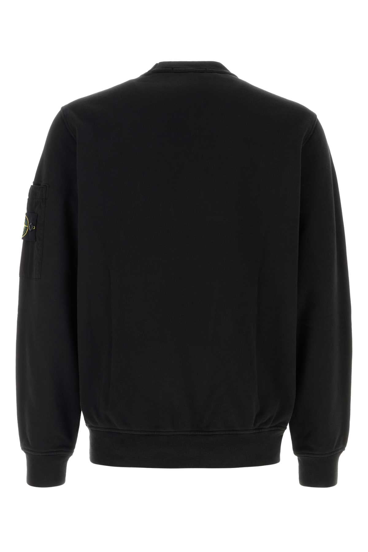 Stone Island Men Black Cotton Sweatshirt STONE ISLAND