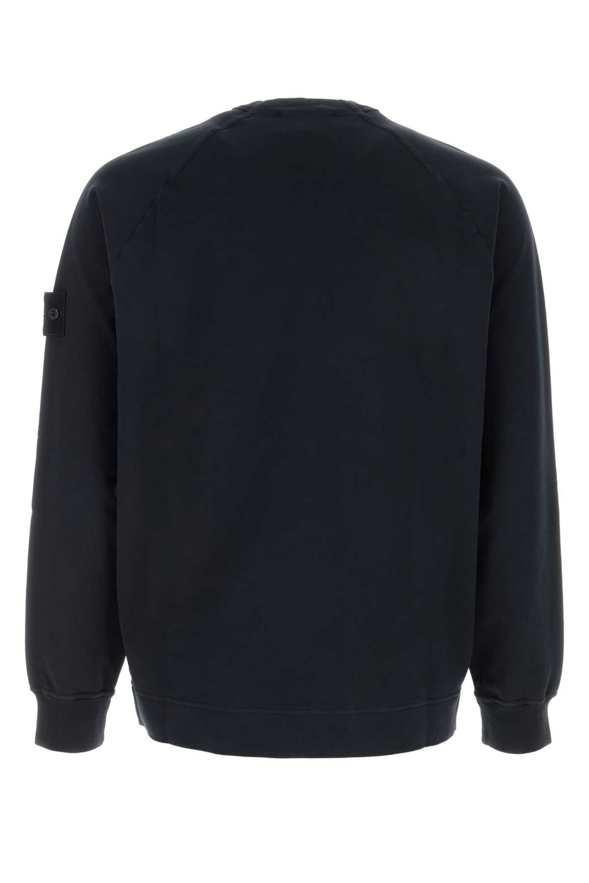 Stone Island Men Midnight Blue Stretch Cotton T-Shirt STONE ISLAND