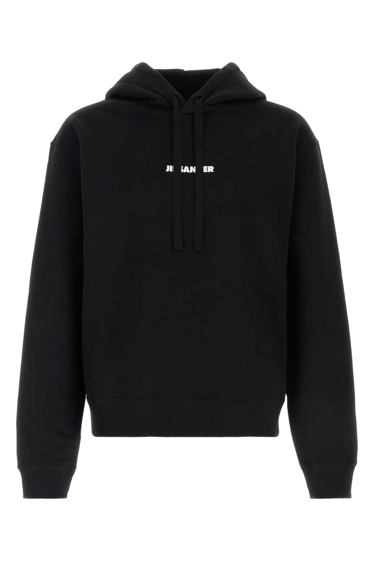 Jil Sander Men Black Cotton Sweatshirt JIL SANDER
