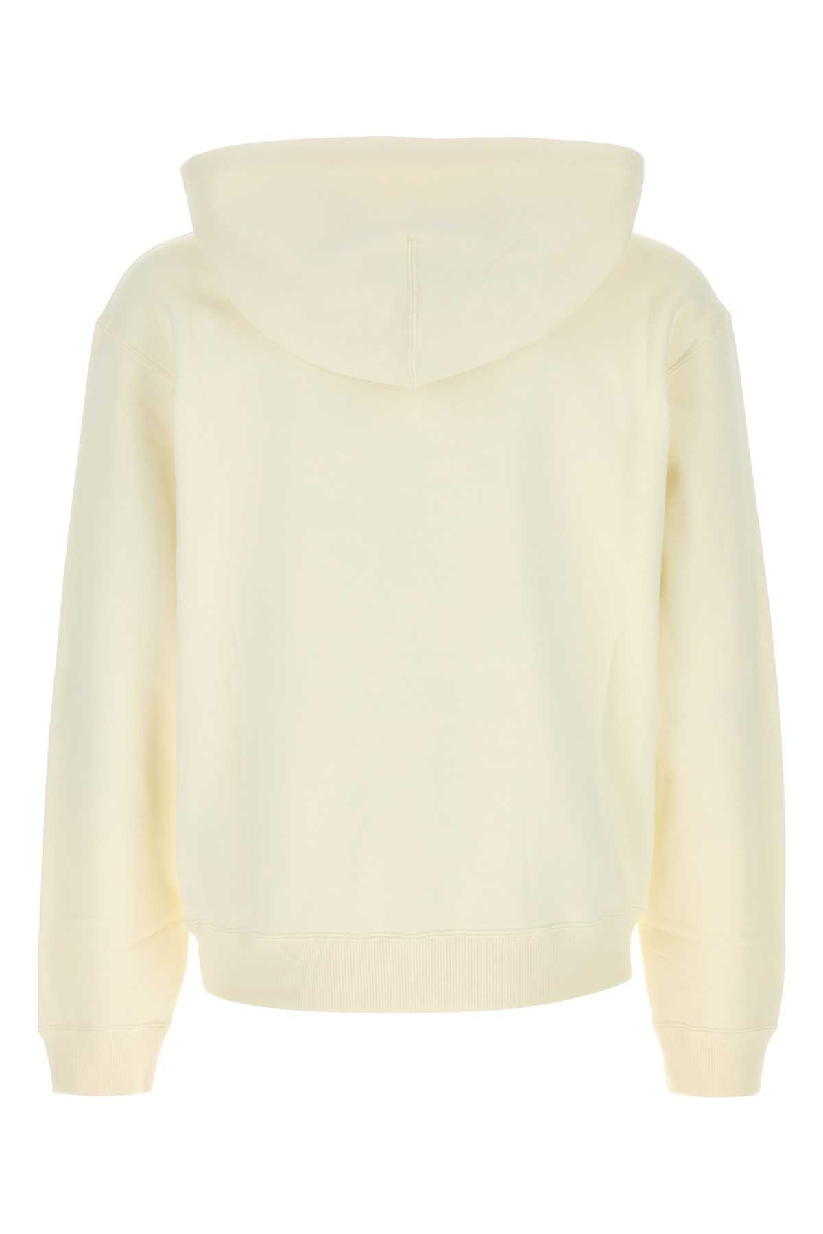 Jil Sander Men Ivory Cotton Sweatshirt JIL SANDER
