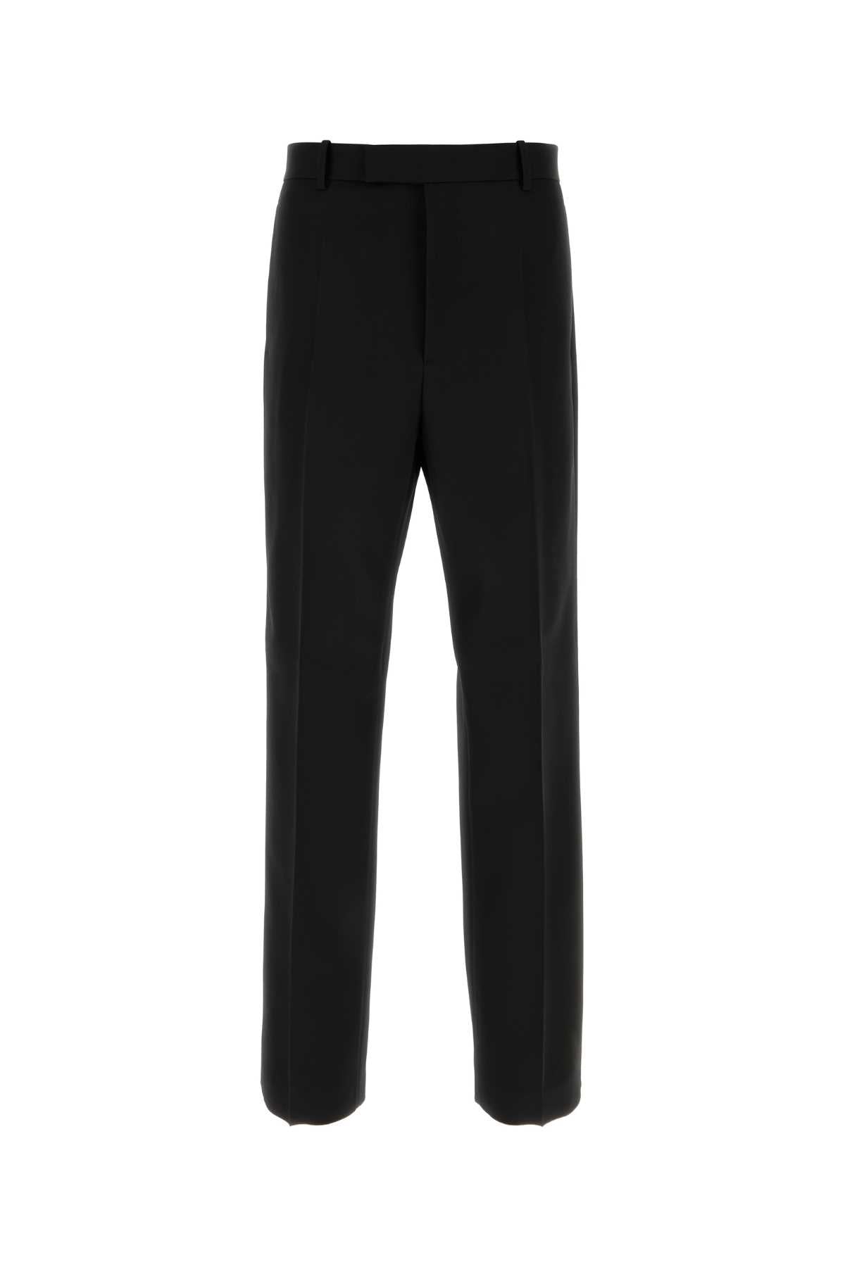 Jil Sander Men Black Gabardine Pant JIL SANDER