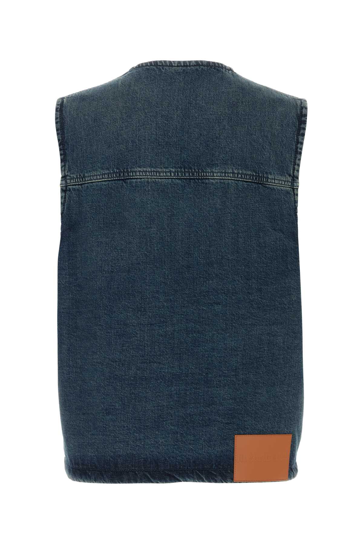 Jil Sander Men Denim Vest JIL SANDER