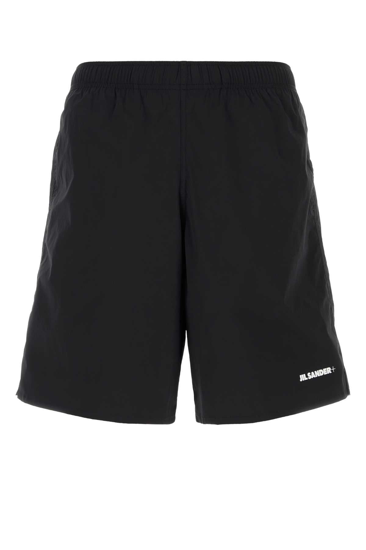 Jil Sander Men Black Stretch Nylon Swimming Shorts JIL SANDER